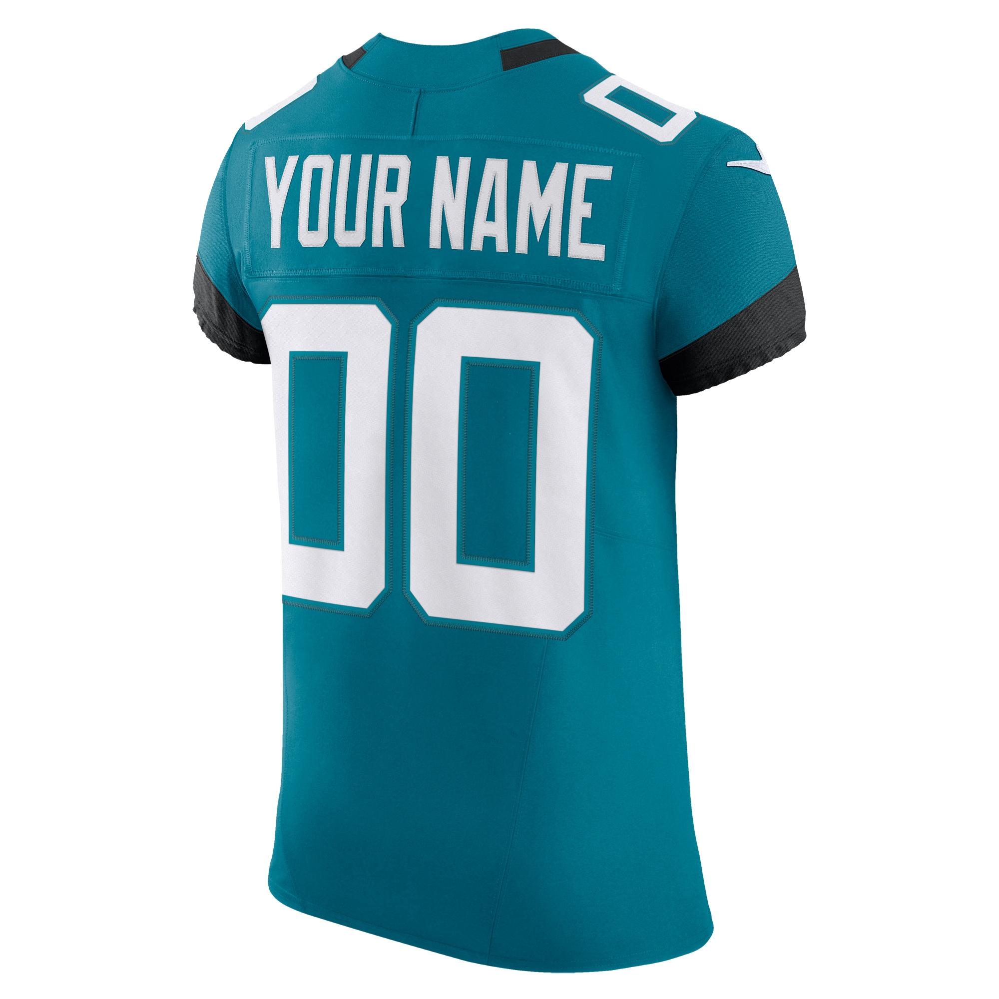 Men's Jacksonville Jaguars Teal Vapor F.U.S.E. Elite Custom Jersey JS2015 Saliibo - Image 3
