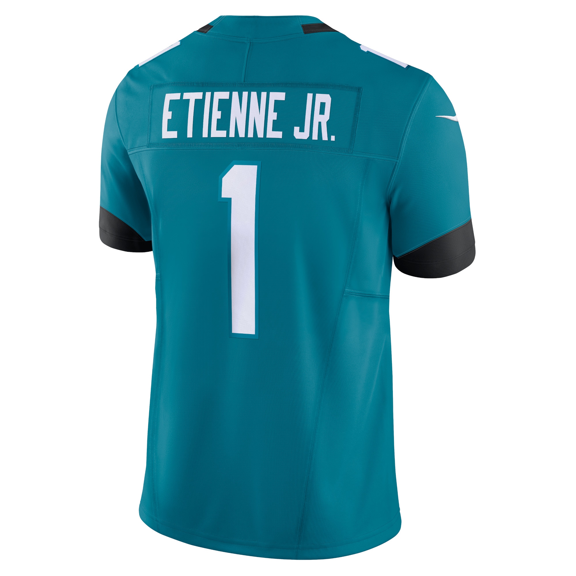 Men's Jacksonville Jaguars Travis Etienne Teal Vapor F.U.S.E. Limited Jersey JS5870 Saliibo - Image 3