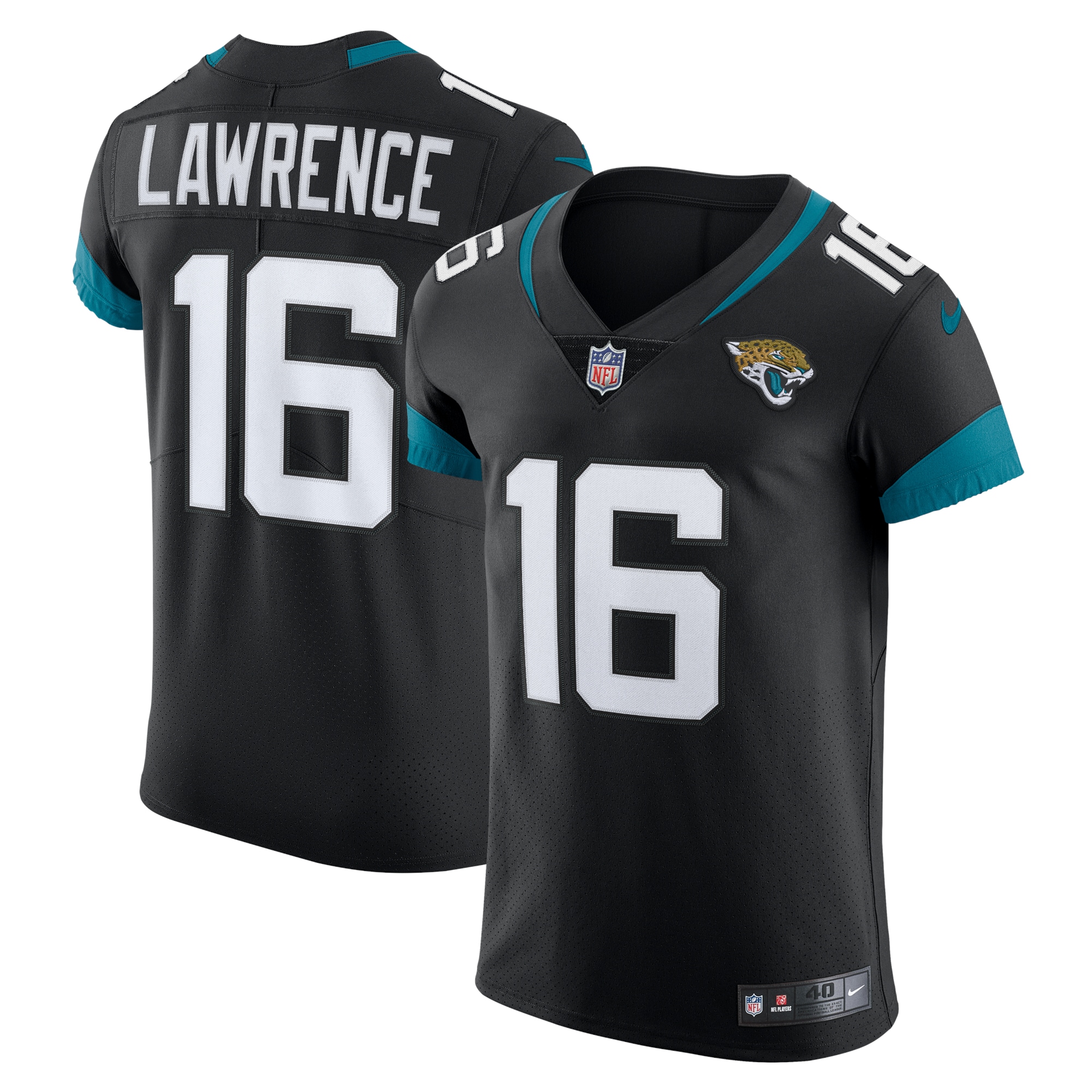 Men's Jacksonville Jaguars Trevor Lawrence Black Vapor Elite Jersey JS4259 Saliibo