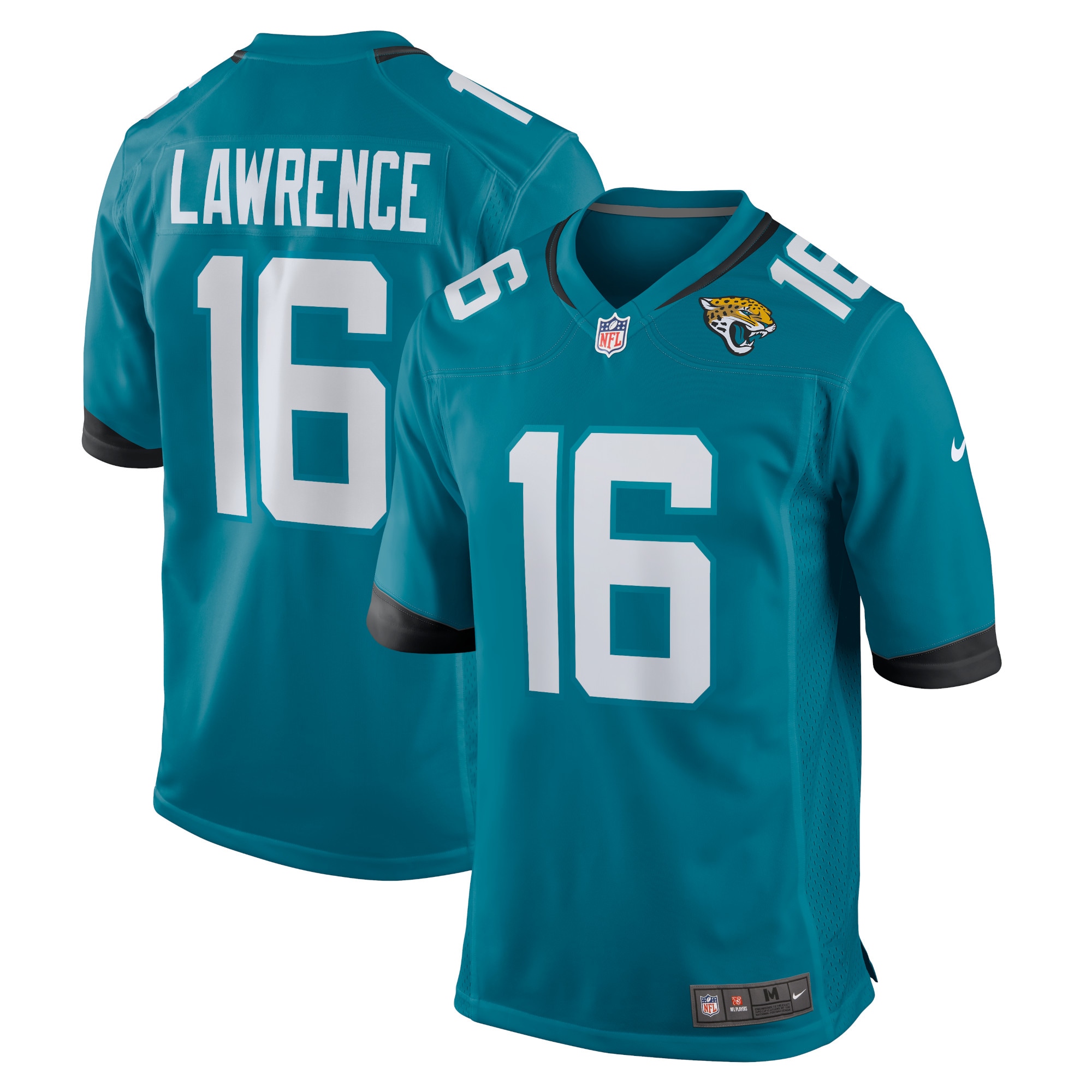 Men's Jacksonville Jaguars Trevor Lawrence Teal Home Game Jersey JS8624 Saliibo
