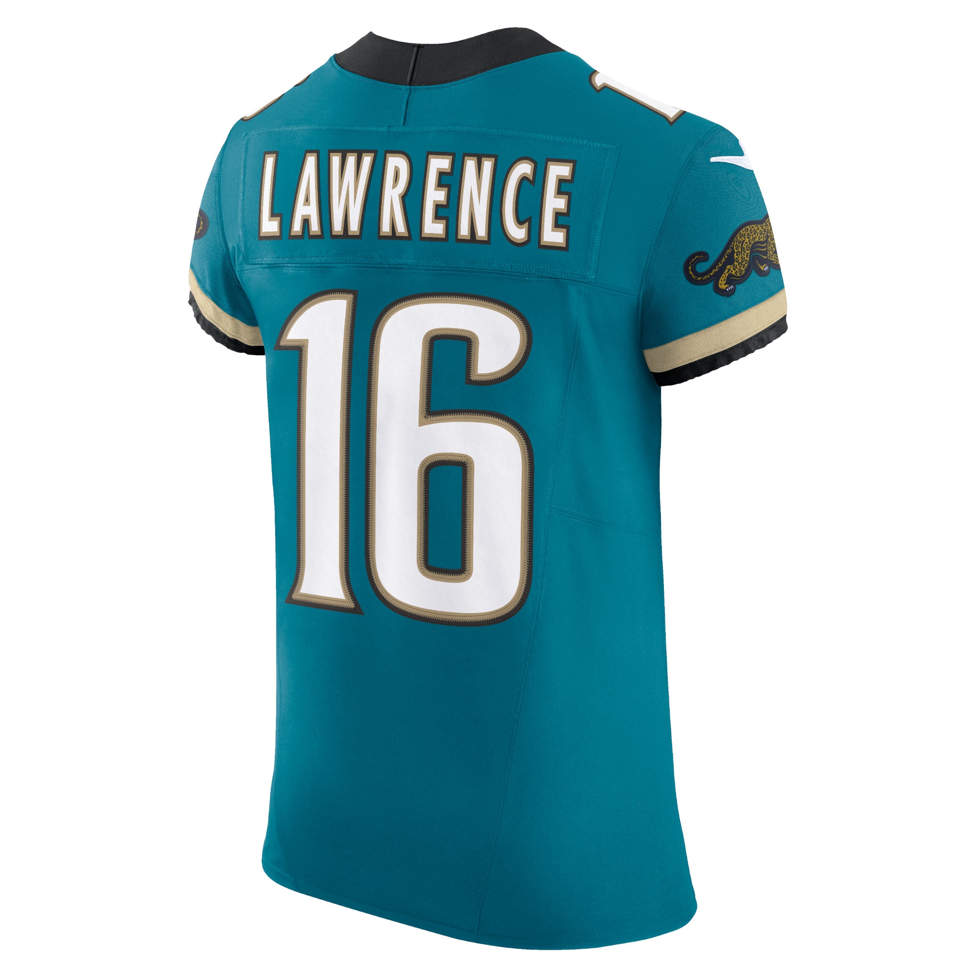 Men's Jacksonville Jaguars Trevor Lawrence Teal Prowler Throwback Vapor F.U.S.E. Elite Jersey JS6255 Saliibo - Image 3