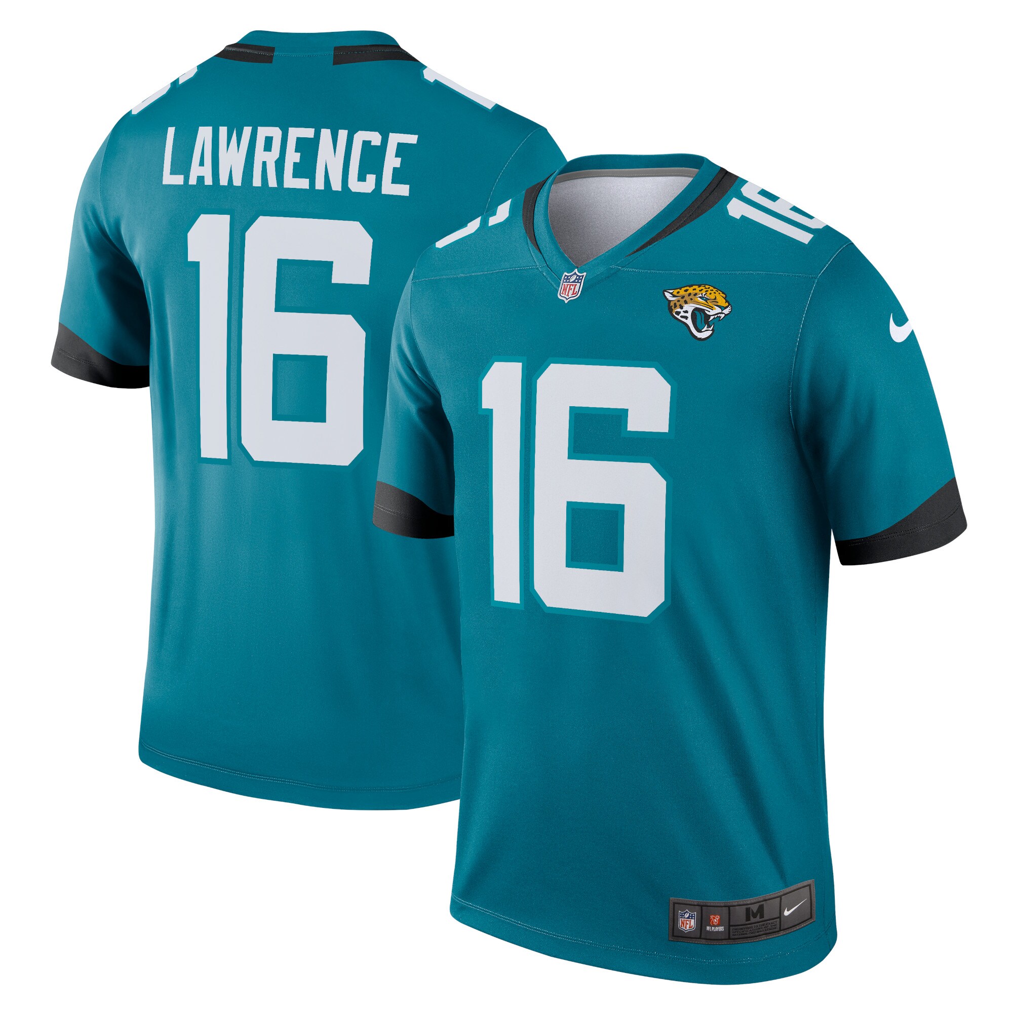 Men's Jacksonville Jaguars Trevor Lawrence Teal Team Legend Player Performance Top JS5659 Saliibo