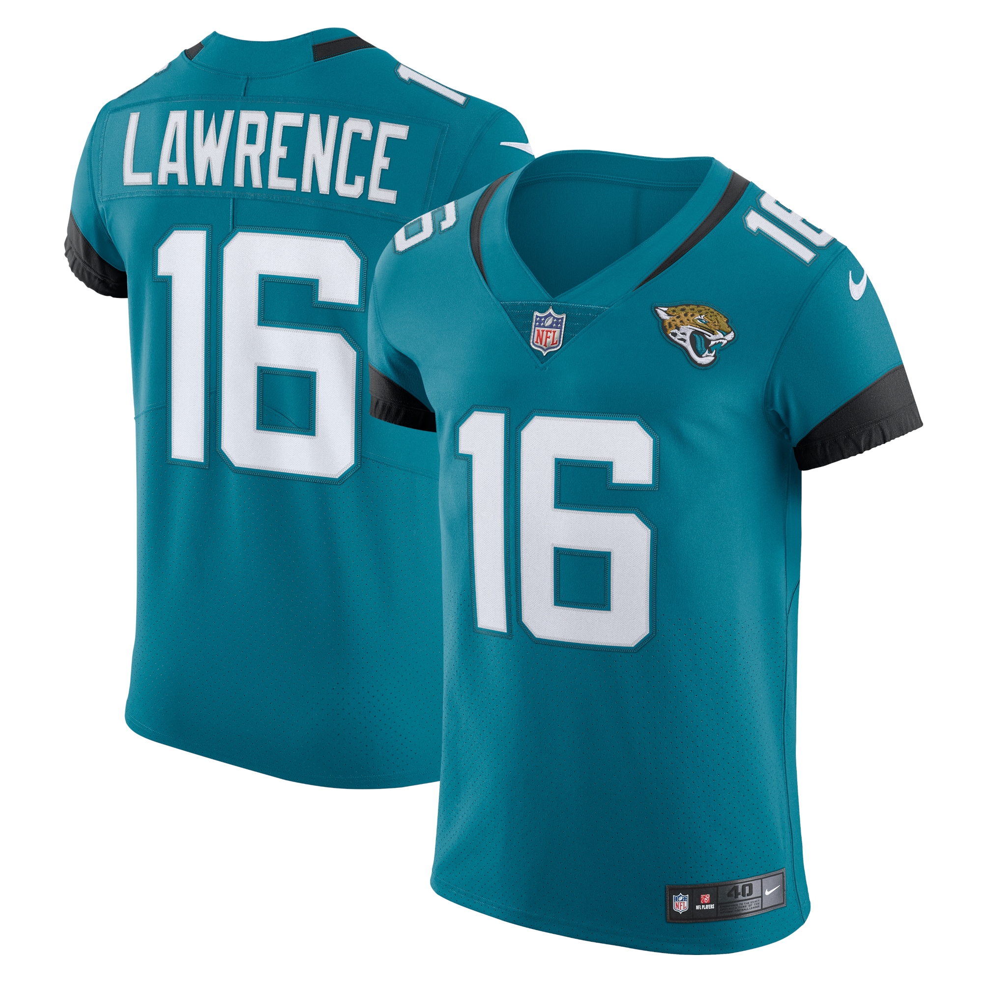Men's Jacksonville Jaguars Trevor Lawrence Teal Vapor Elite Jersey JS3162 Saliibo