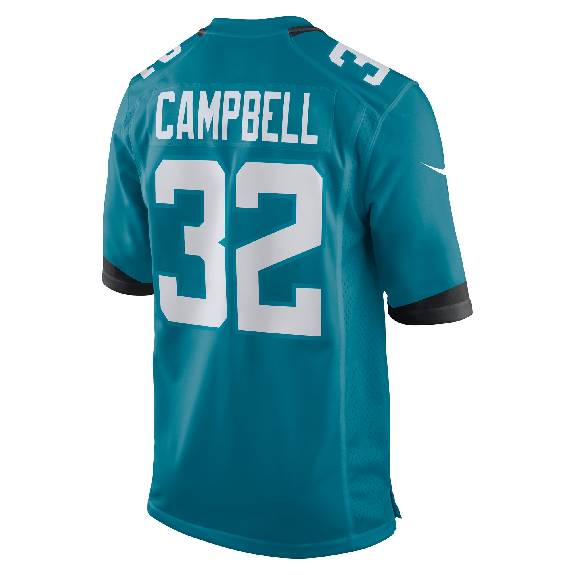 Men's Jacksonville Jaguars Tyson Campbell Teal Game Jersey JS9531 Saliibo - Image 3