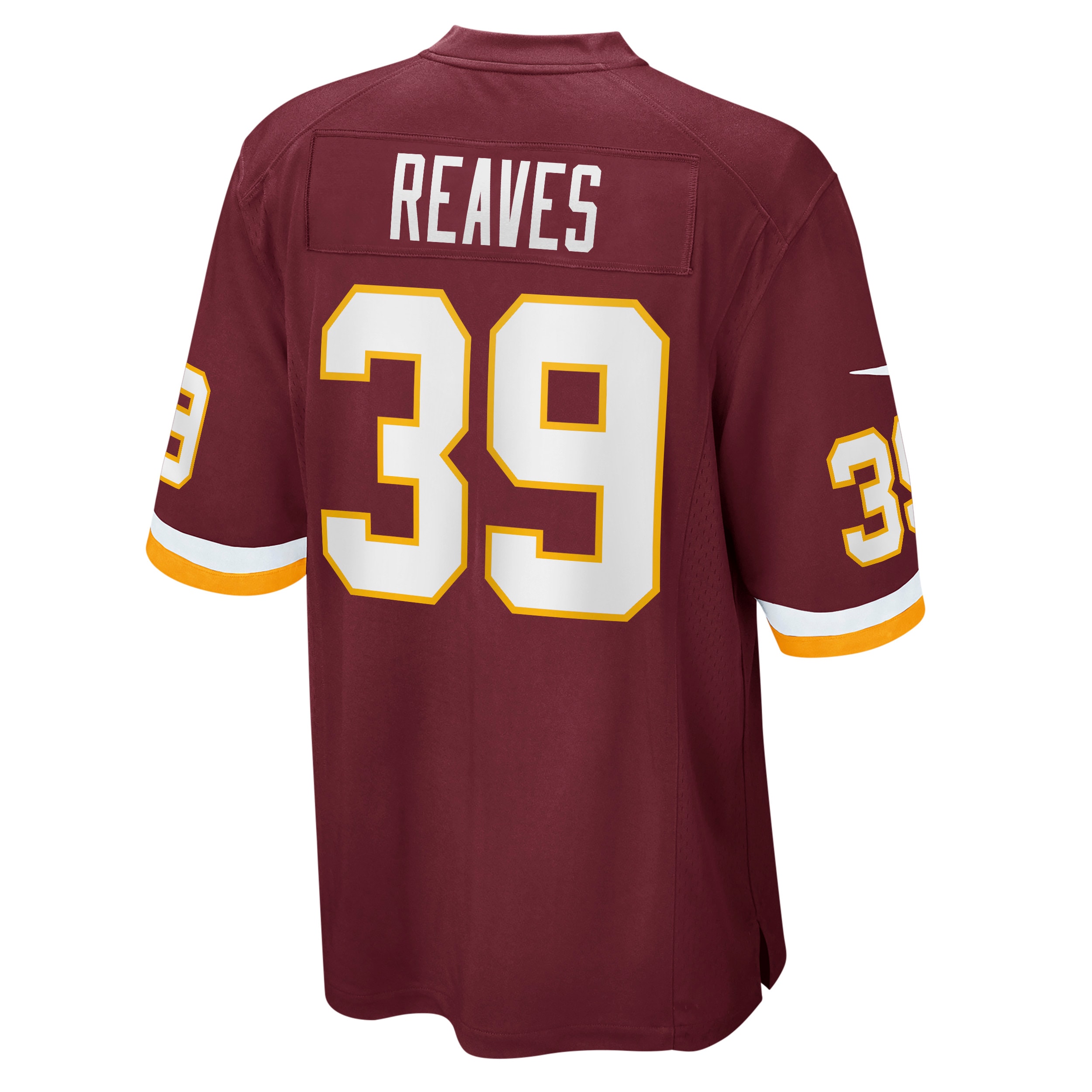 Men's Jeremy Reaves Washington Football Team Burgundy Game Player Jersey JS4292 Saliibo - Image 3