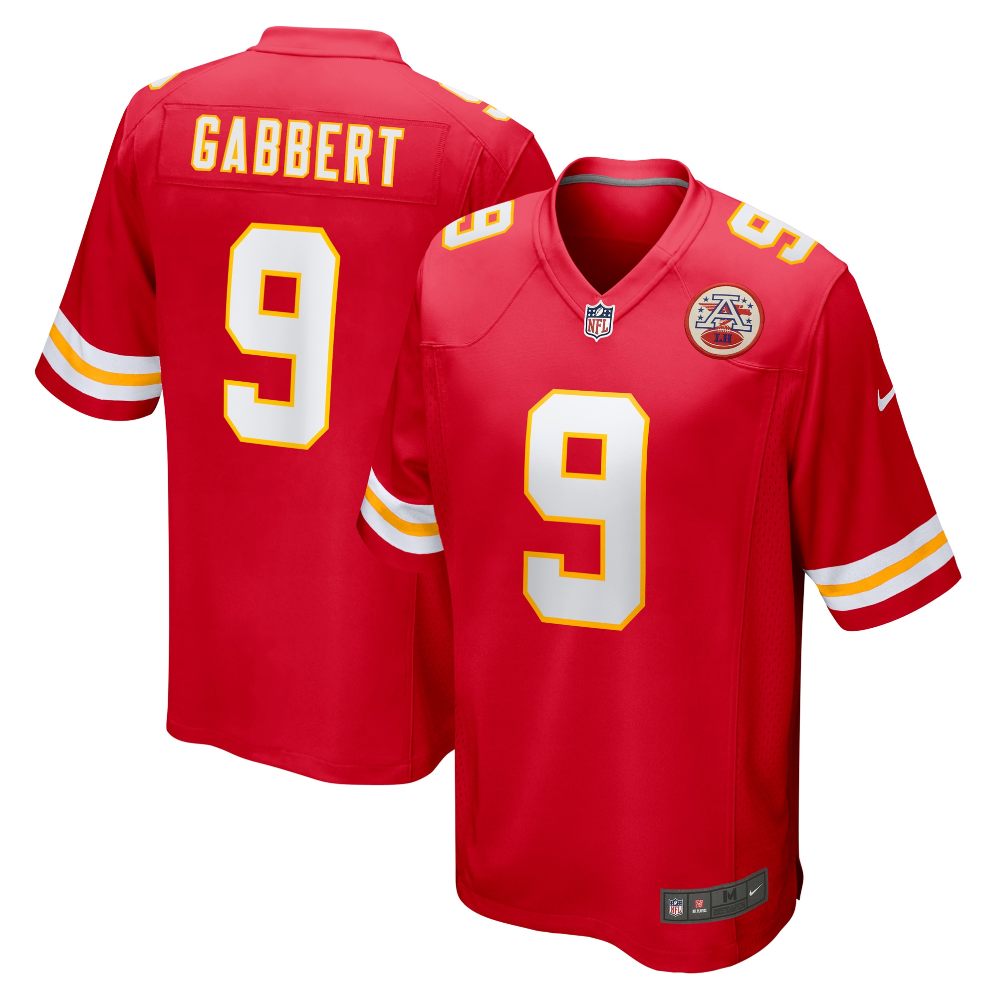 Men's Kansas City Chiefs Blaine Gabbert Red Game Jersey JS2066 Saliibo