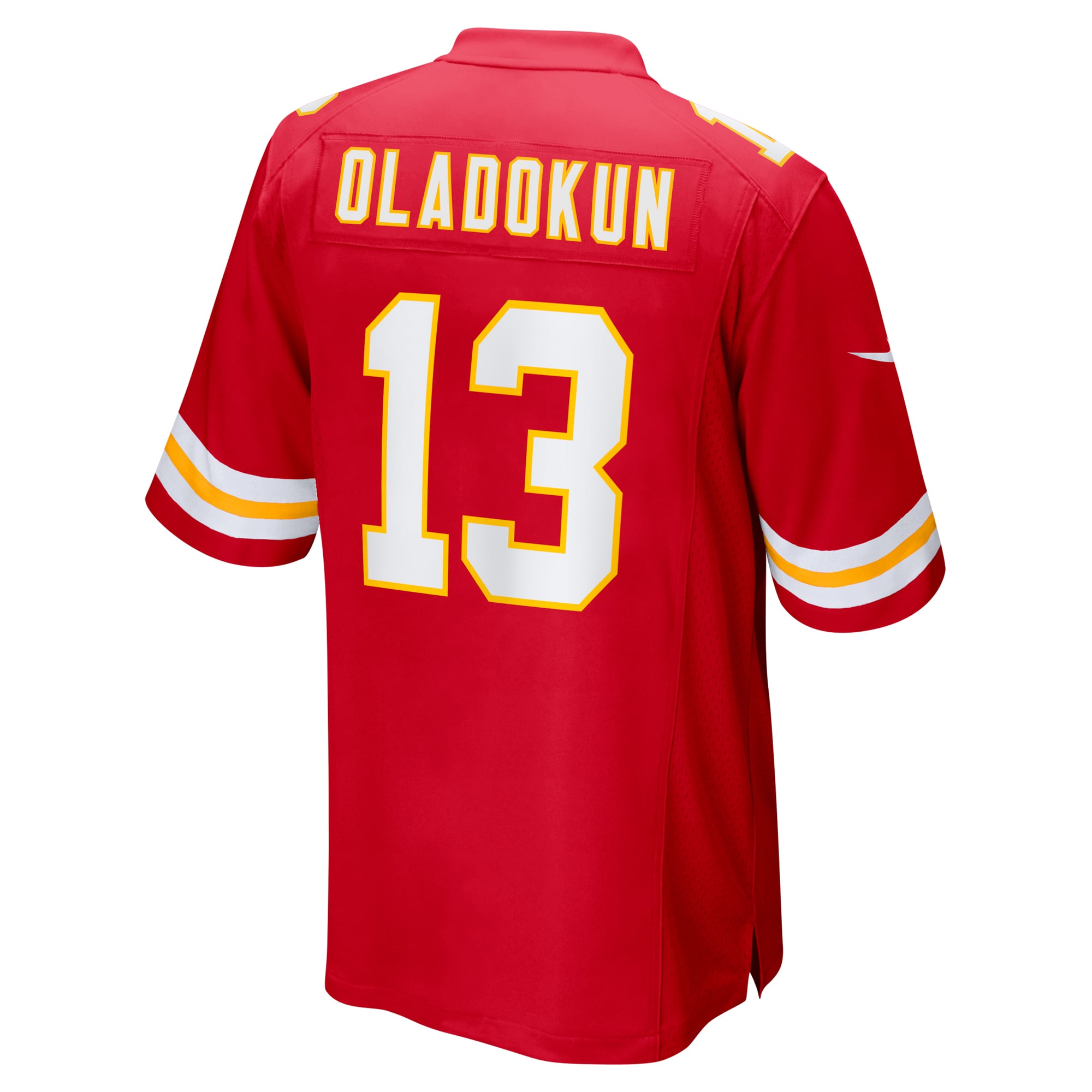 Men's Kansas City Chiefs Chris Oladokun Red Game Jersey JS7178 Saliibo - Image 3