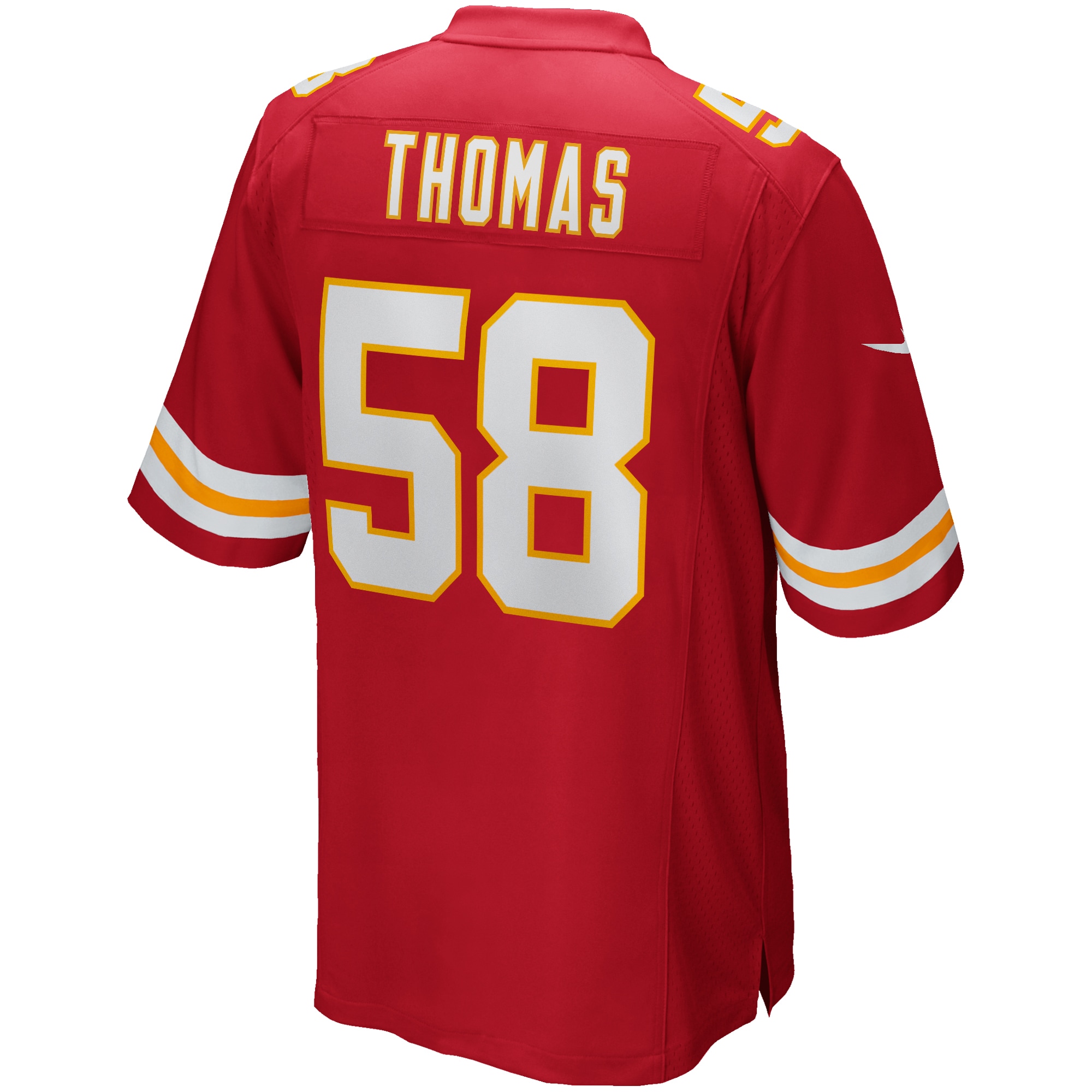 Men's Kansas City Chiefs Derrick Thomas Red Game Retired Player Jersey JS7182 Saliibo - Image 3
