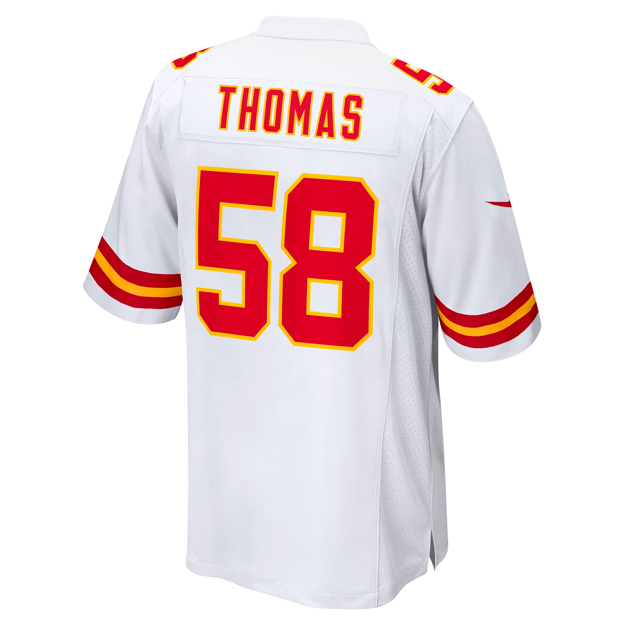 Men's Kansas City Chiefs Derrick Thomas White Retired Player Game Jersey JS9542 Saliibo - Image 3