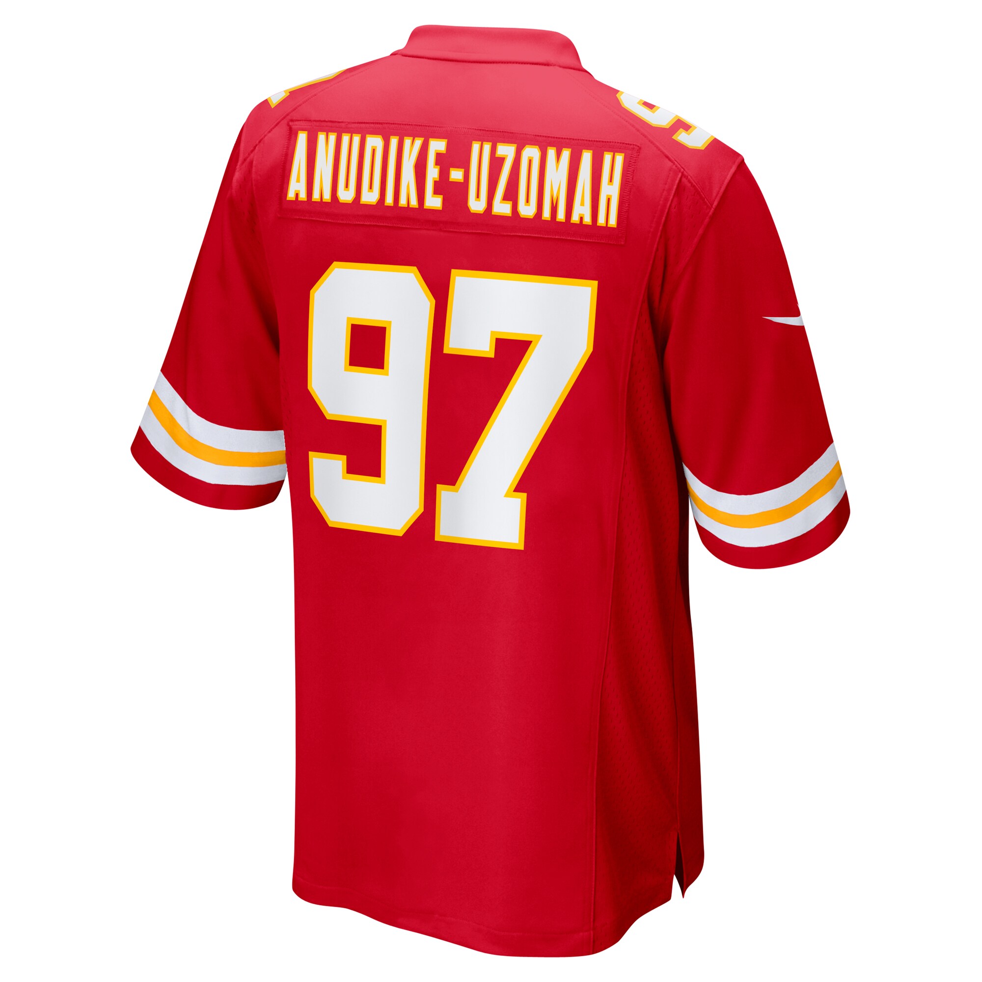 Men's Kansas City Chiefs Felix Anudike-Uzomah Red Game Jersey JS8771 Saliibo - Image 3
