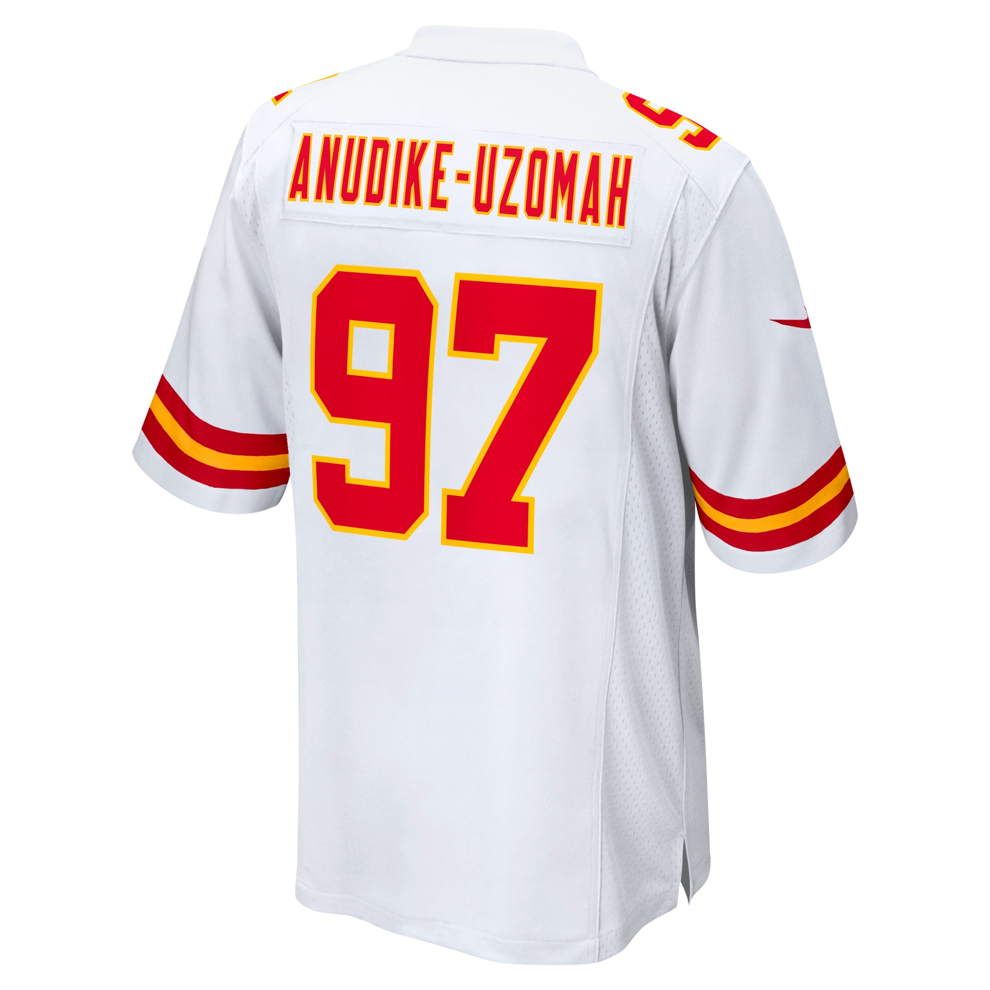 Men's Kansas City Chiefs Felix Anudike-Uzomah White Team Game Jersey JS8427 Saliibo - Image 3