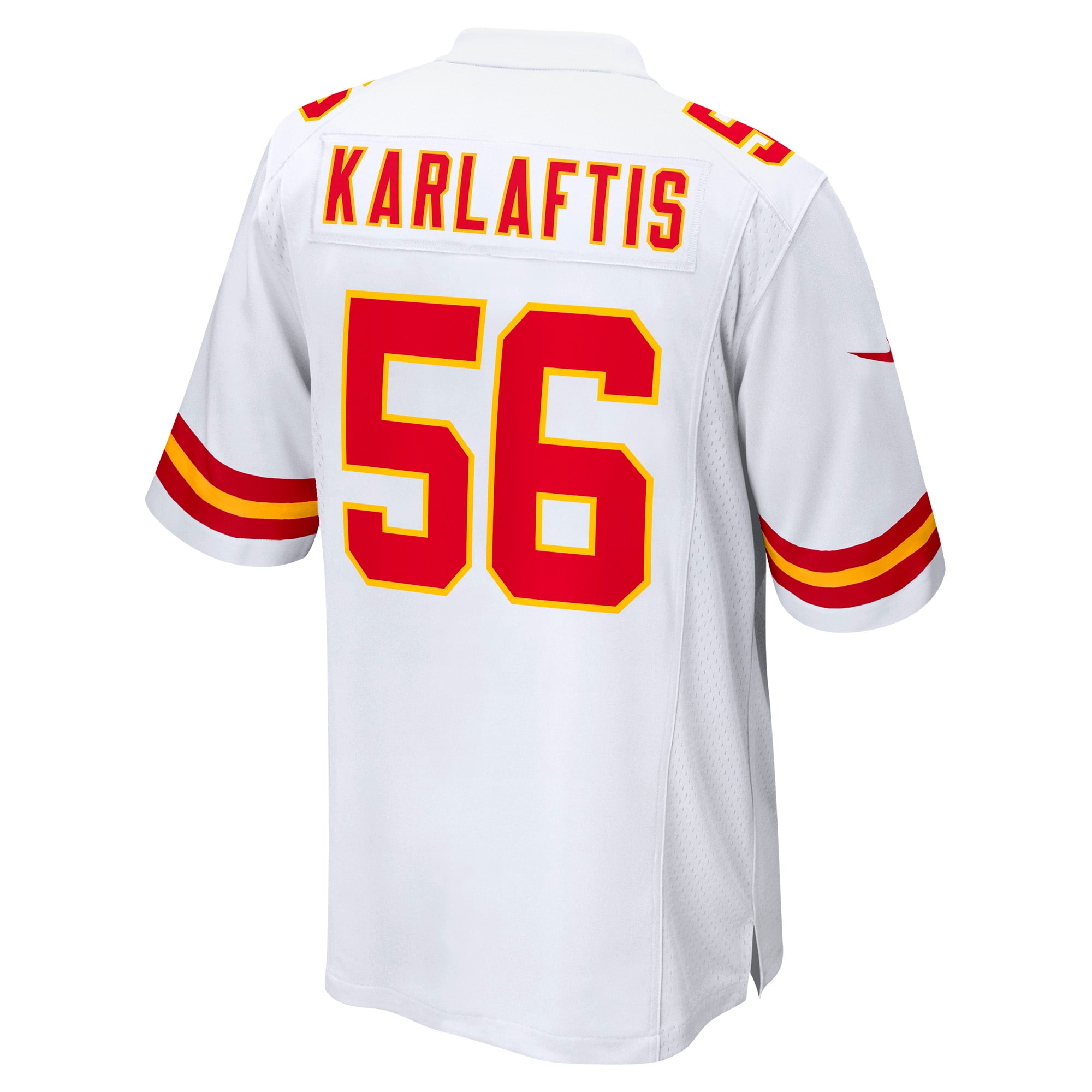 Men's Kansas City Chiefs George Karlaftis White Away Game Player Jersey JS2299 Saliibo - Image 3