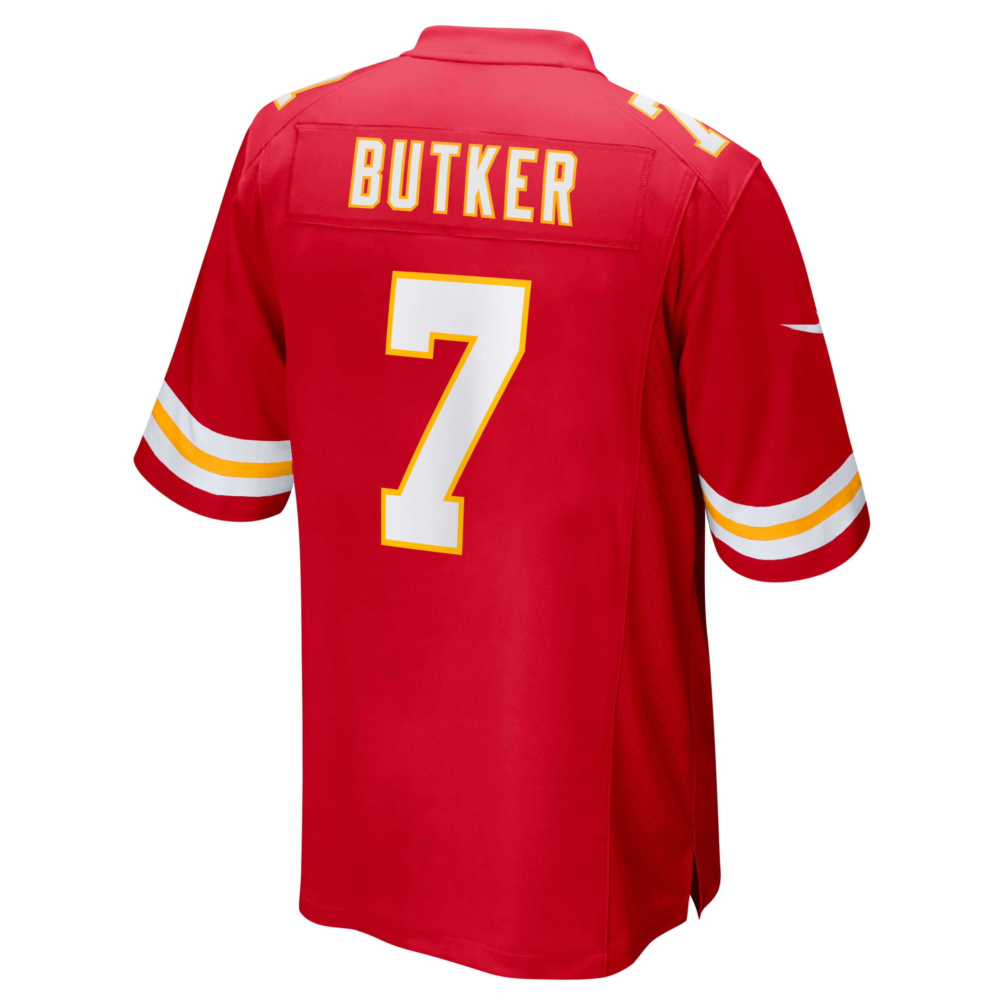 Men's Kansas City Chiefs Harrison Butker Red Game Jersey JS2272 Saliibo - Image 3