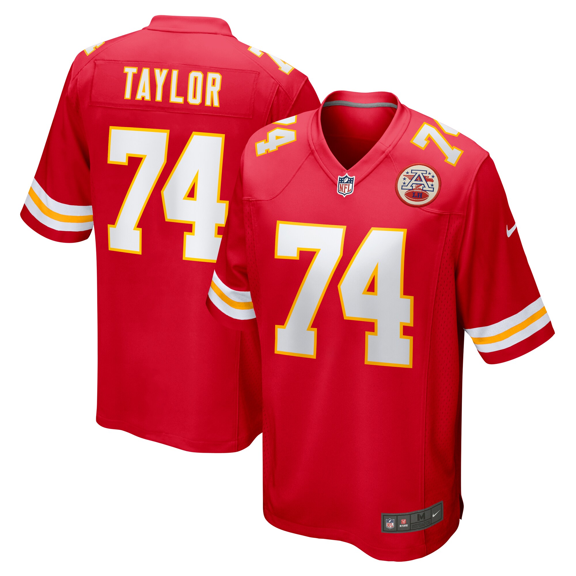 Men's Kansas City Chiefs Jawaan Taylor Red Game Player Jersey JS7777 Saliibo