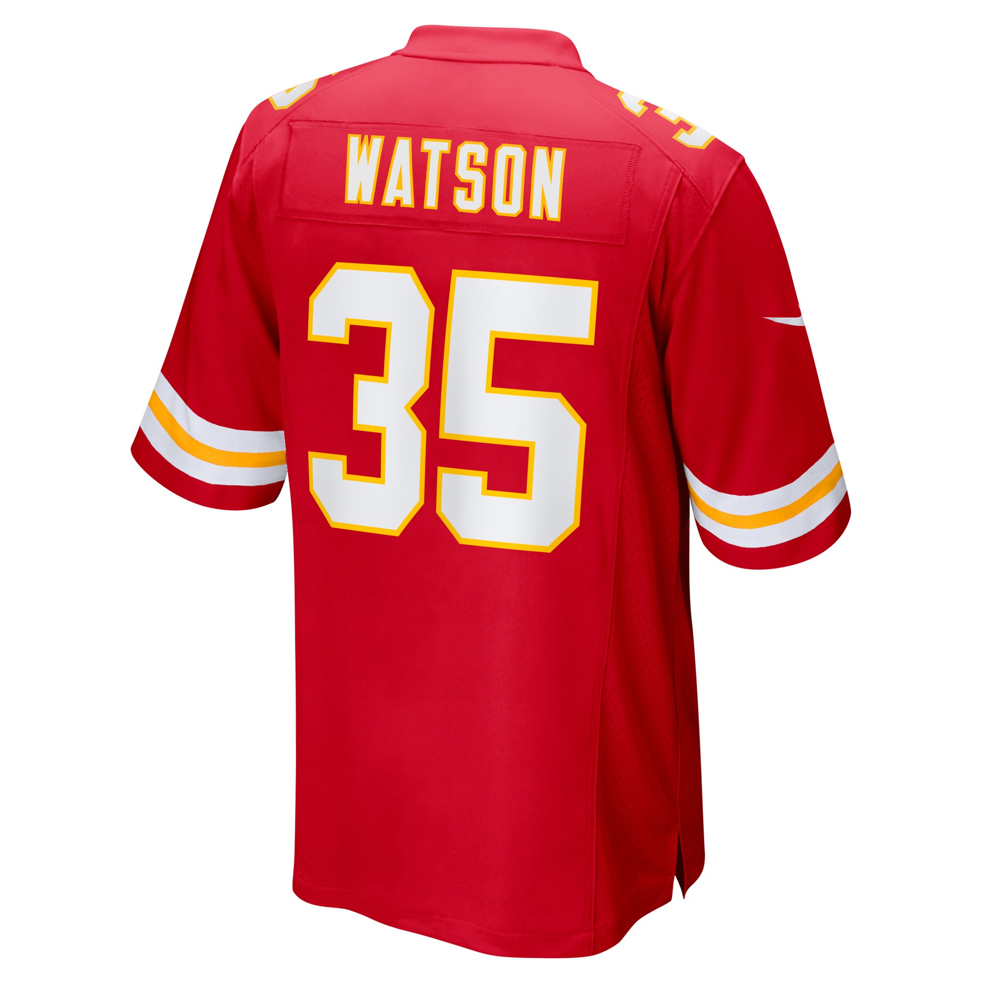 Men's Kansas City Chiefs Jaylen Watson Red Game Player Jersey JS6612 Saliibo - Image 3