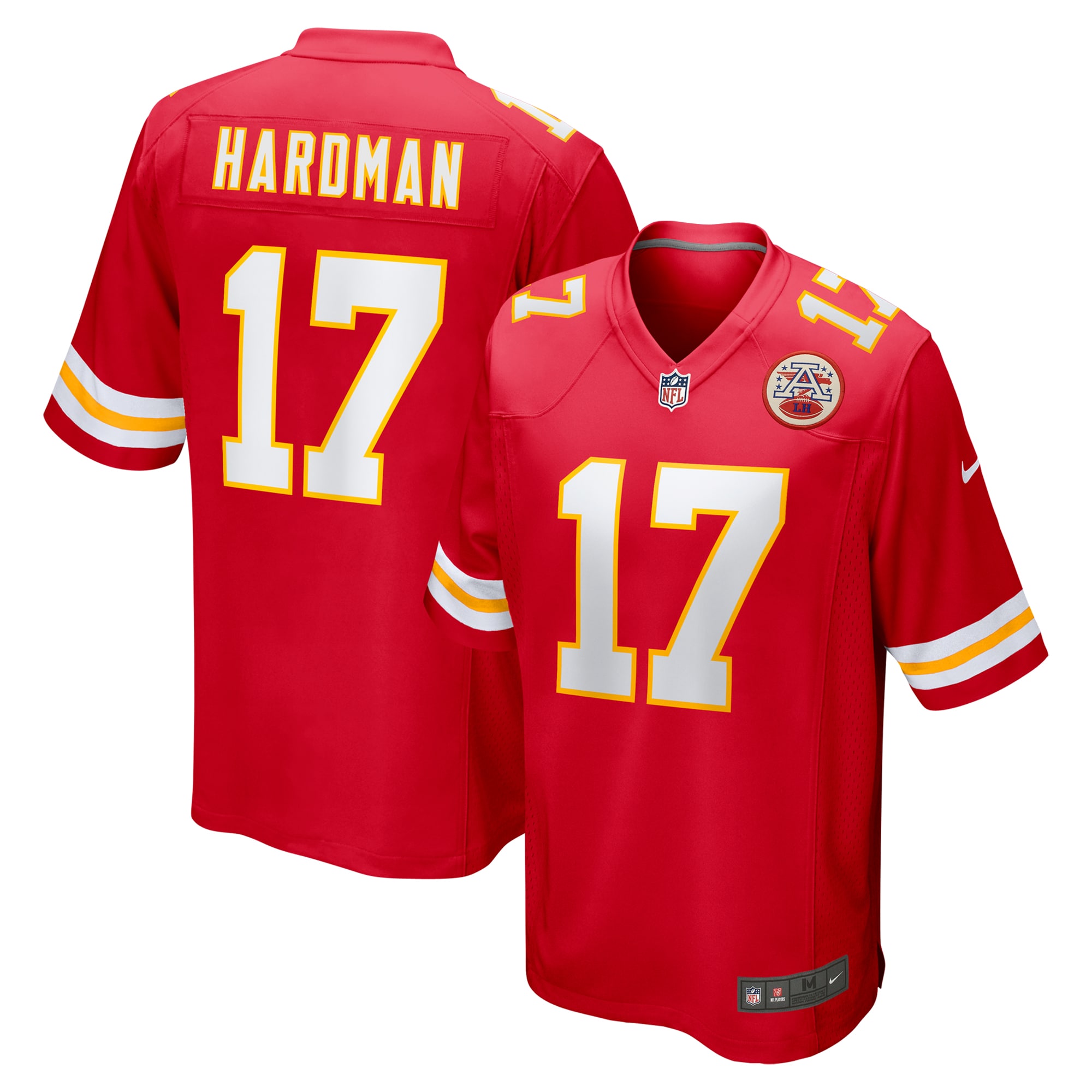 Men's Kansas City Chiefs Mecole Hardman Red Game Jersey JS8021 Saliibo