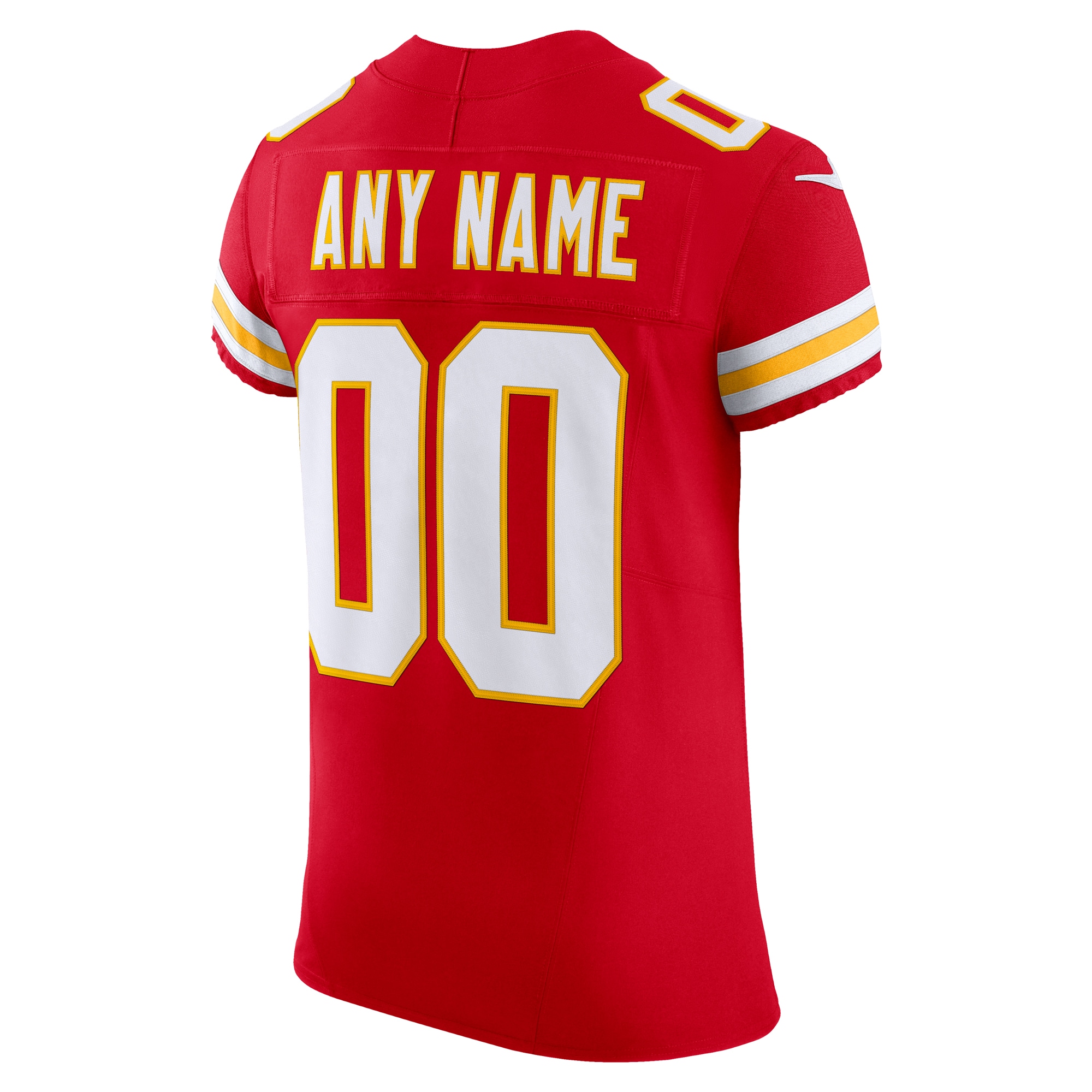Men's Kansas City Chiefs Red Vapor F.U.S.E. Elite Custom Jersey JS7049 Saliibo - Image 3