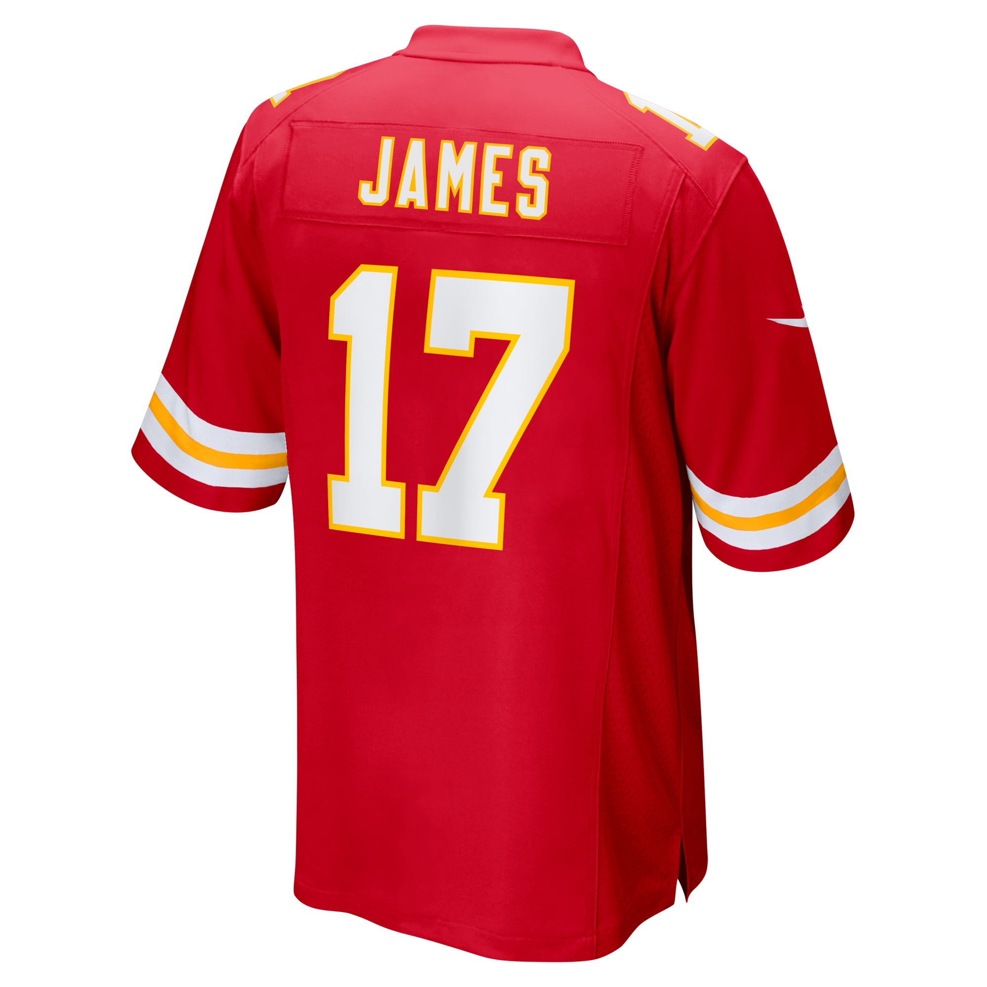 Men's Kansas City Chiefs Richie James Red Game Jersey JS1533 Saliibo - Image 3