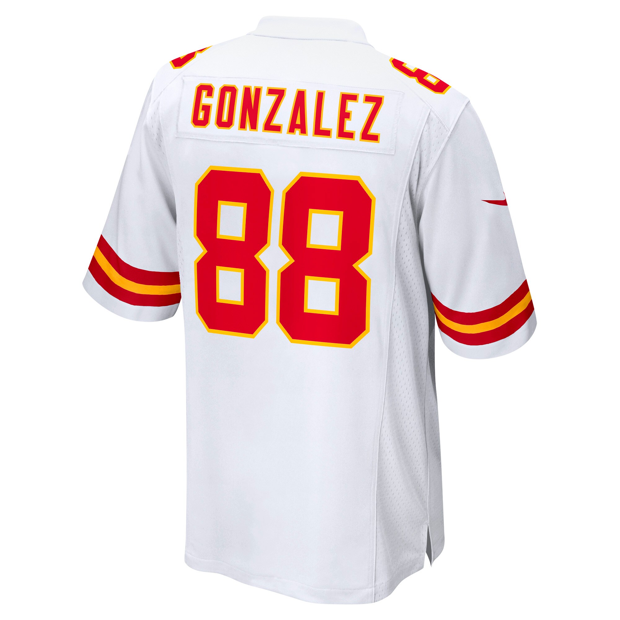 Men's Kansas City Chiefs Tony Gonzalez White Retired Player Game Jersey JS7459 Saliibo - Image 3