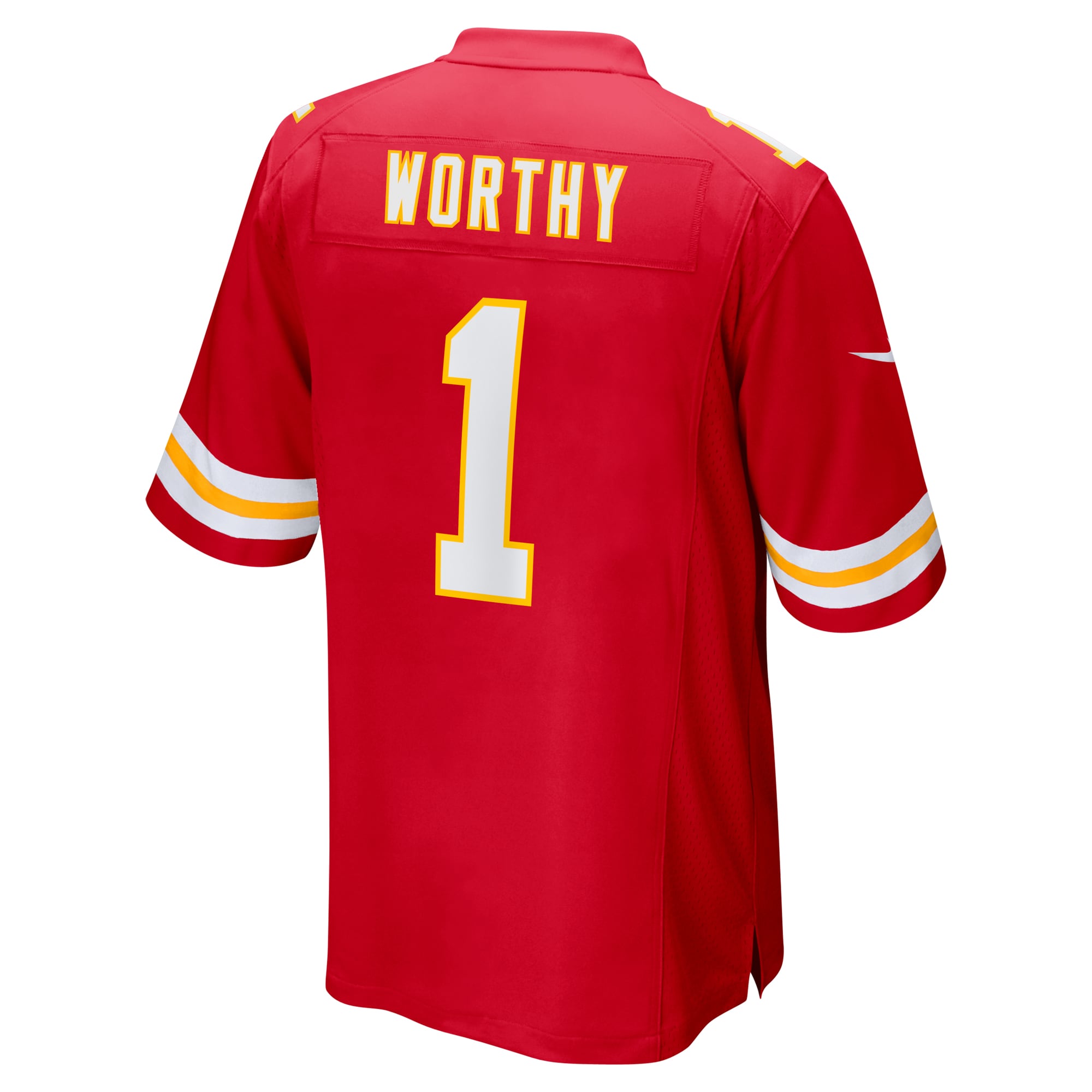 Men's Kansas City Chiefs Xavier Worthy Red Player Game Jersey JS1141 Saliibo - Image 3