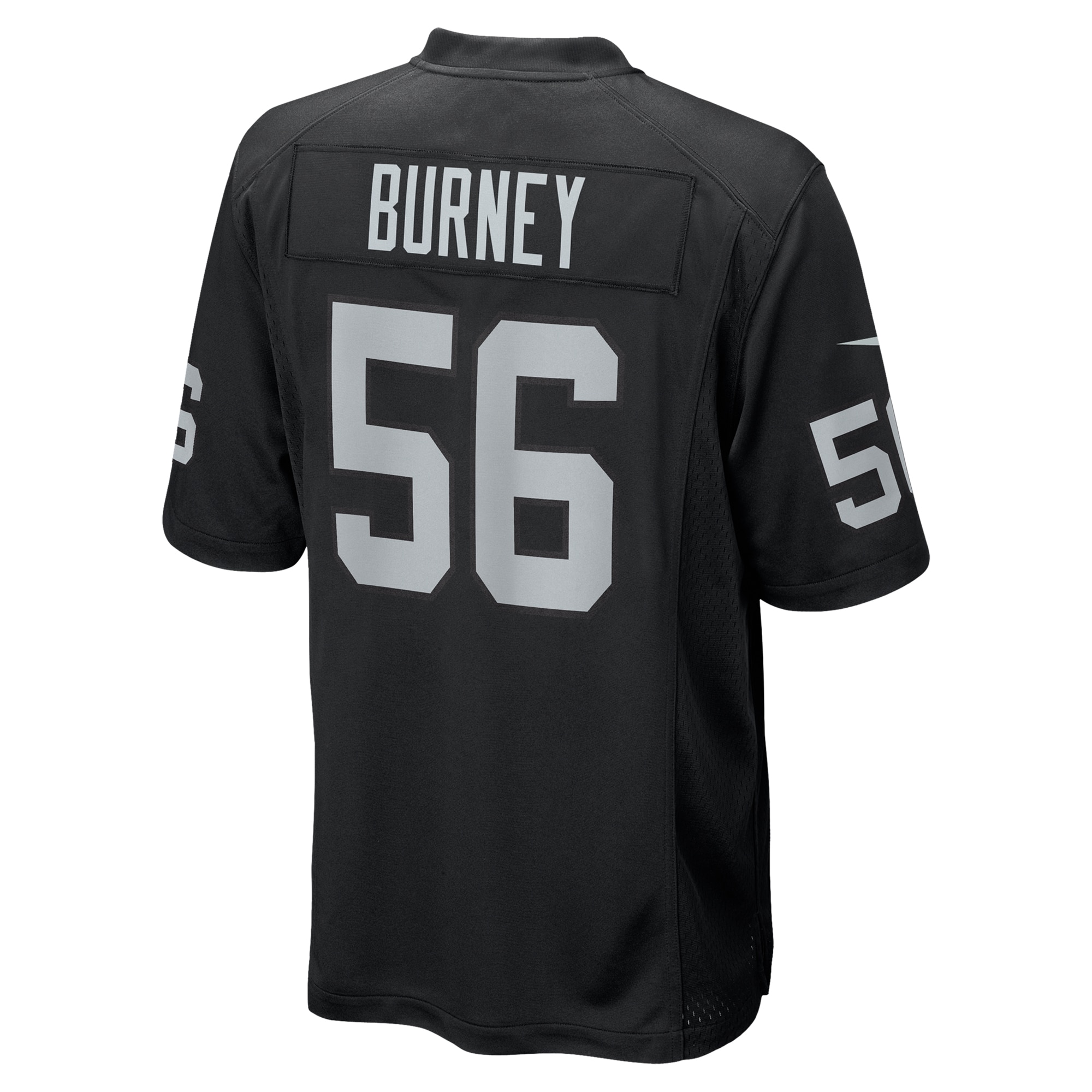 Men's Las Vegas Raiders Amari Burney Black Team Game Jersey JS1292 Saliibo - Image 3