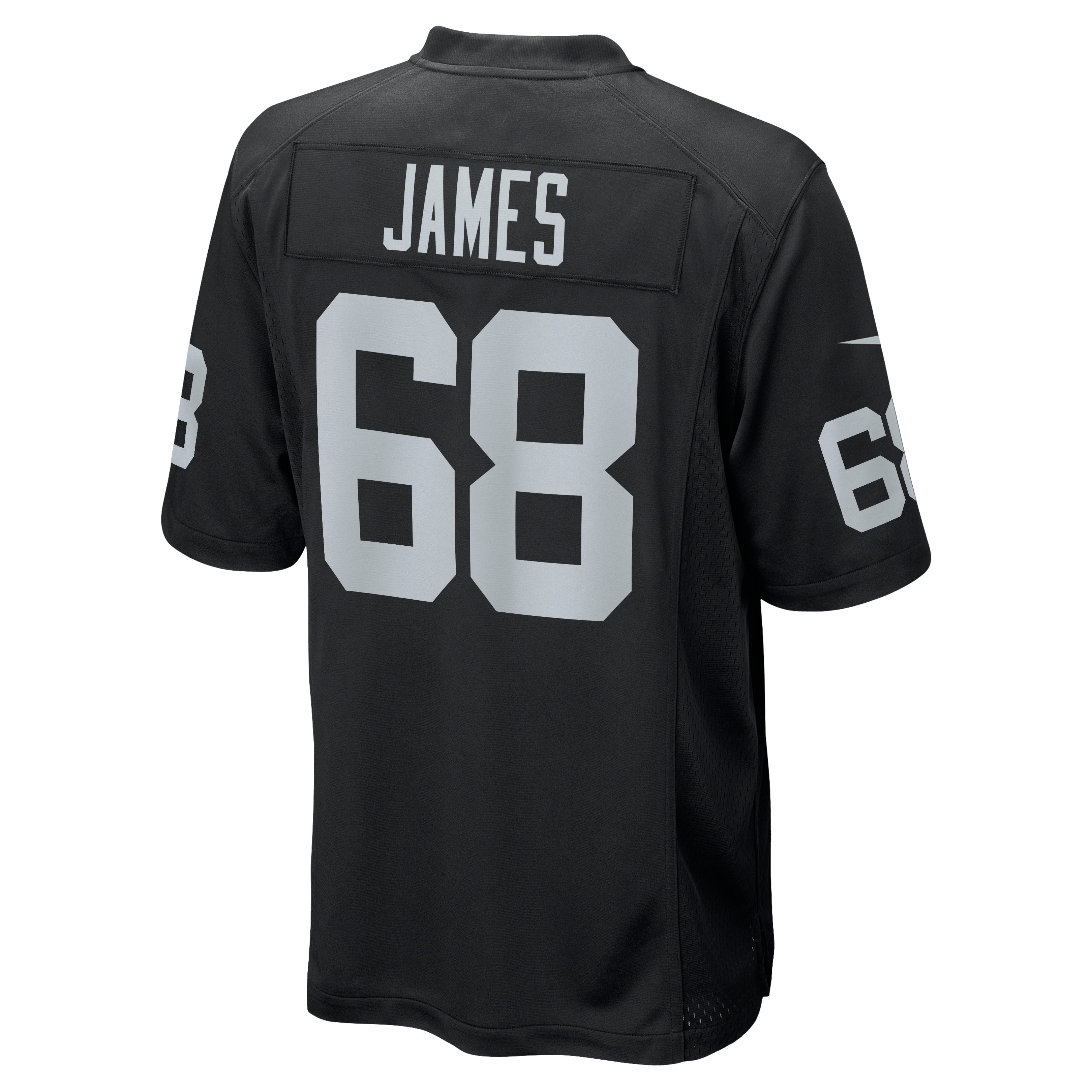 Men's Las Vegas Raiders Andre James Black Game Jersey JS4981 Saliibo - Image 3