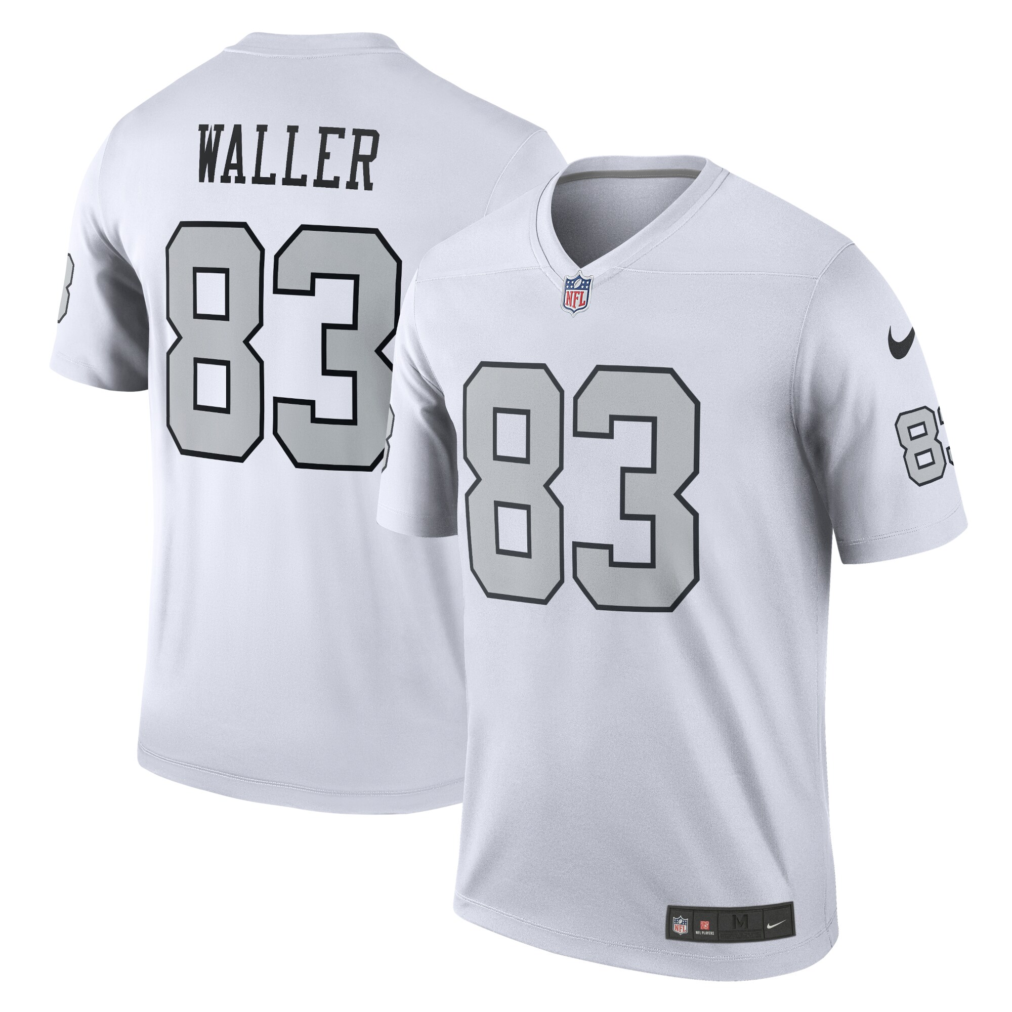Men's Las Vegas Raiders Darren Waller White Alternate Legend Player Performance Top JS3455 Saliibo