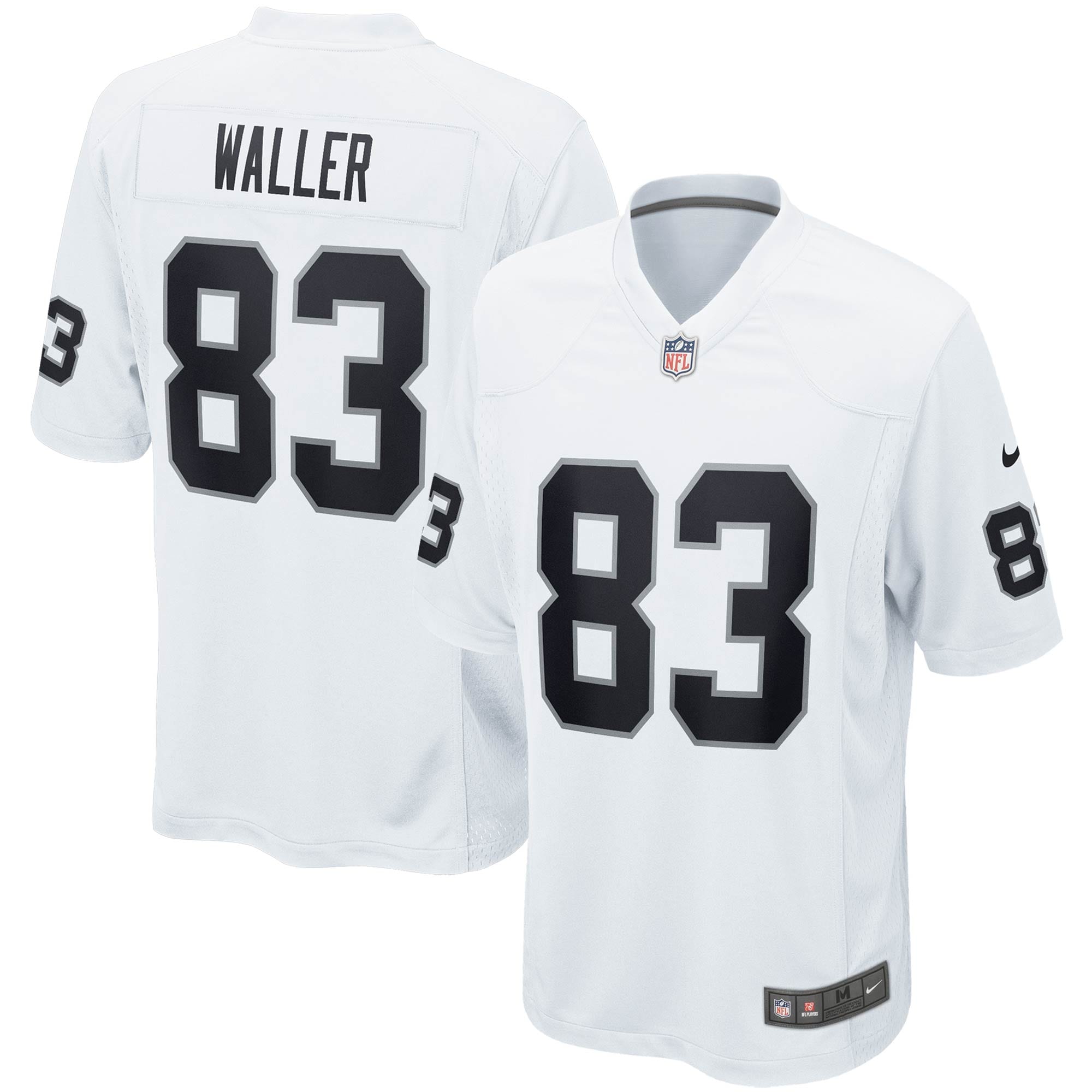 Men's Las Vegas Raiders Darren Waller White Game Jersey JS5415 Saliibo