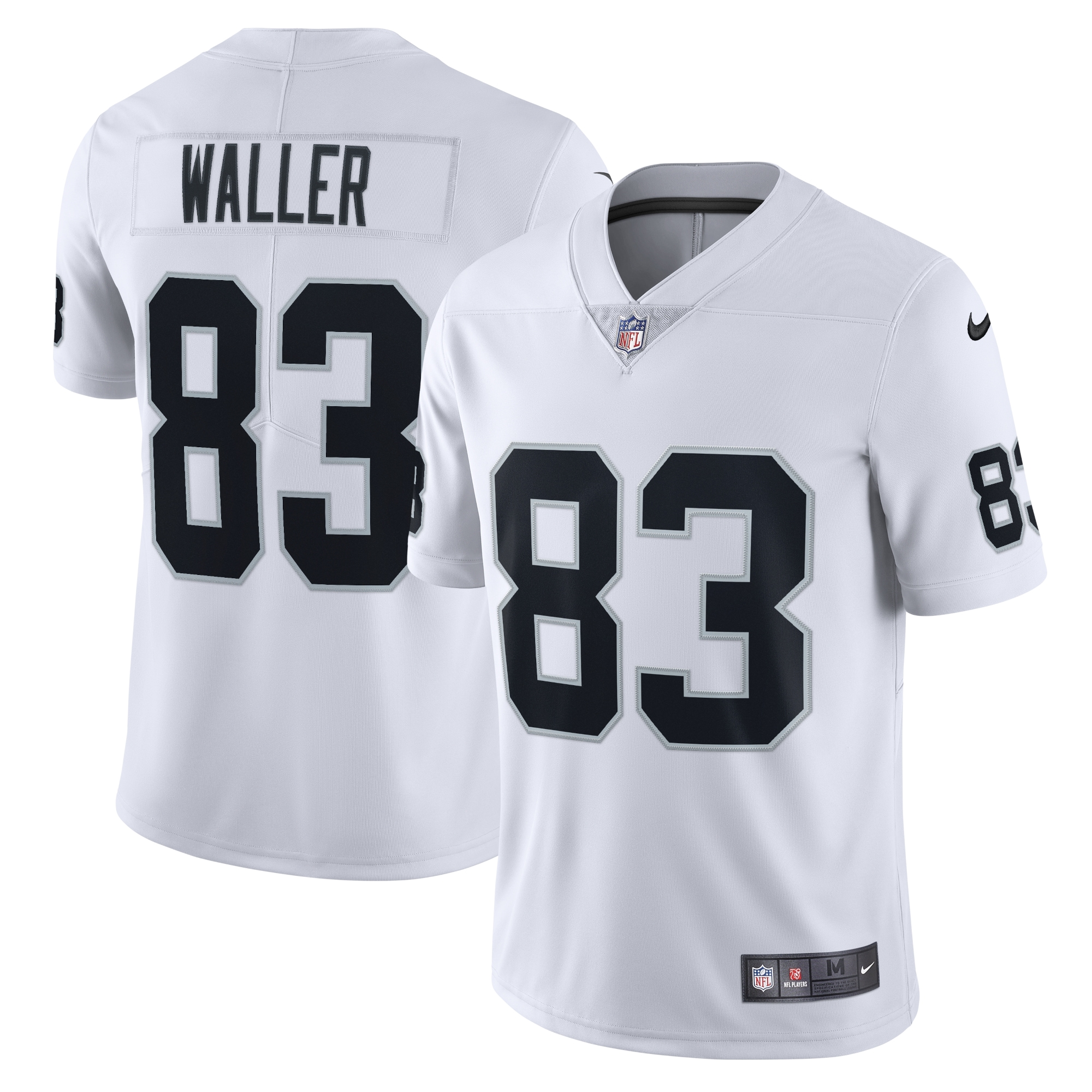 Men's Las Vegas Raiders Darren Waller White Vapor Limited Jersey JS5848 Saliibo