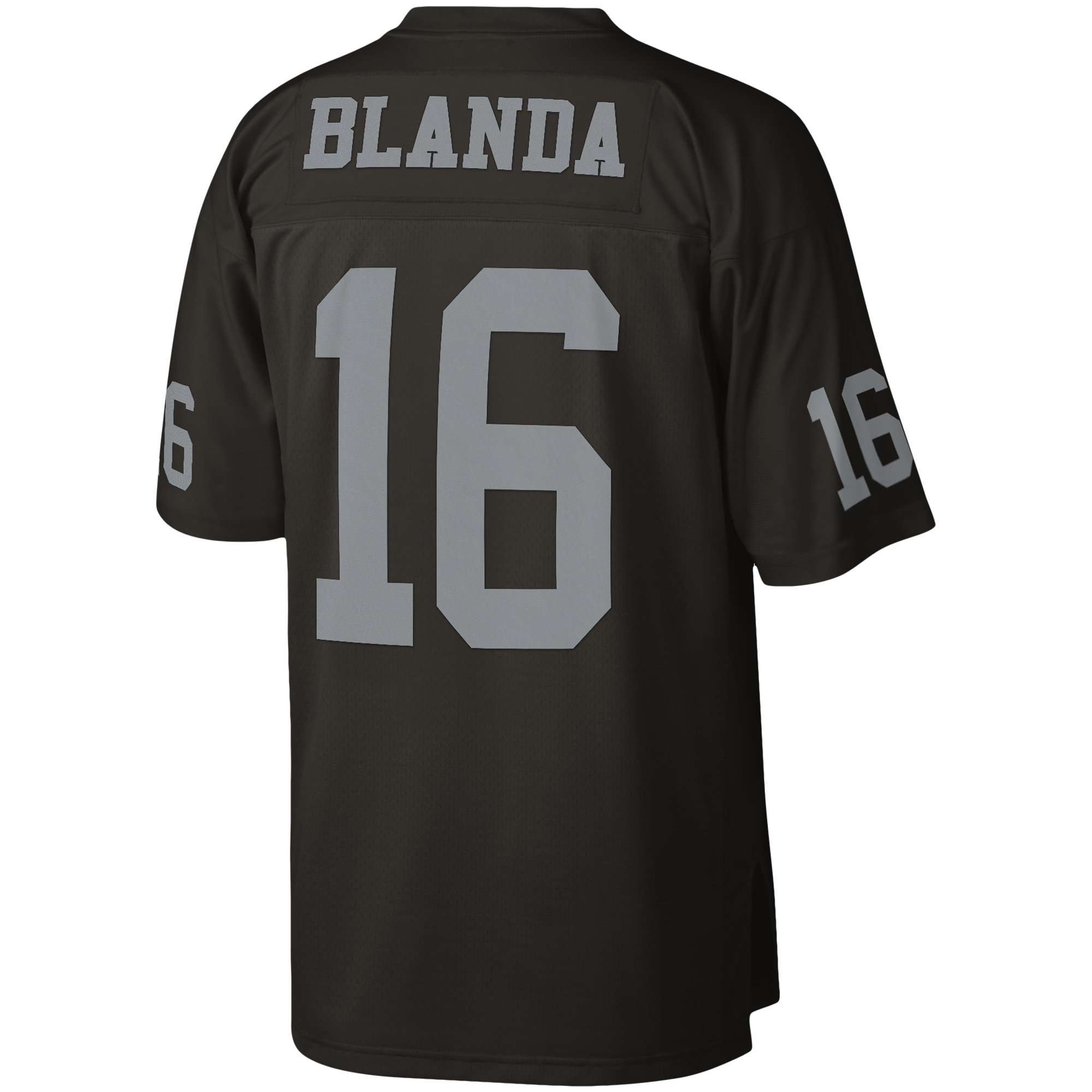 Men's Las Vegas Raiders George Blanda Mitchell & Ness Black Legacy Jersey JS5228 Saliibo - Image 3