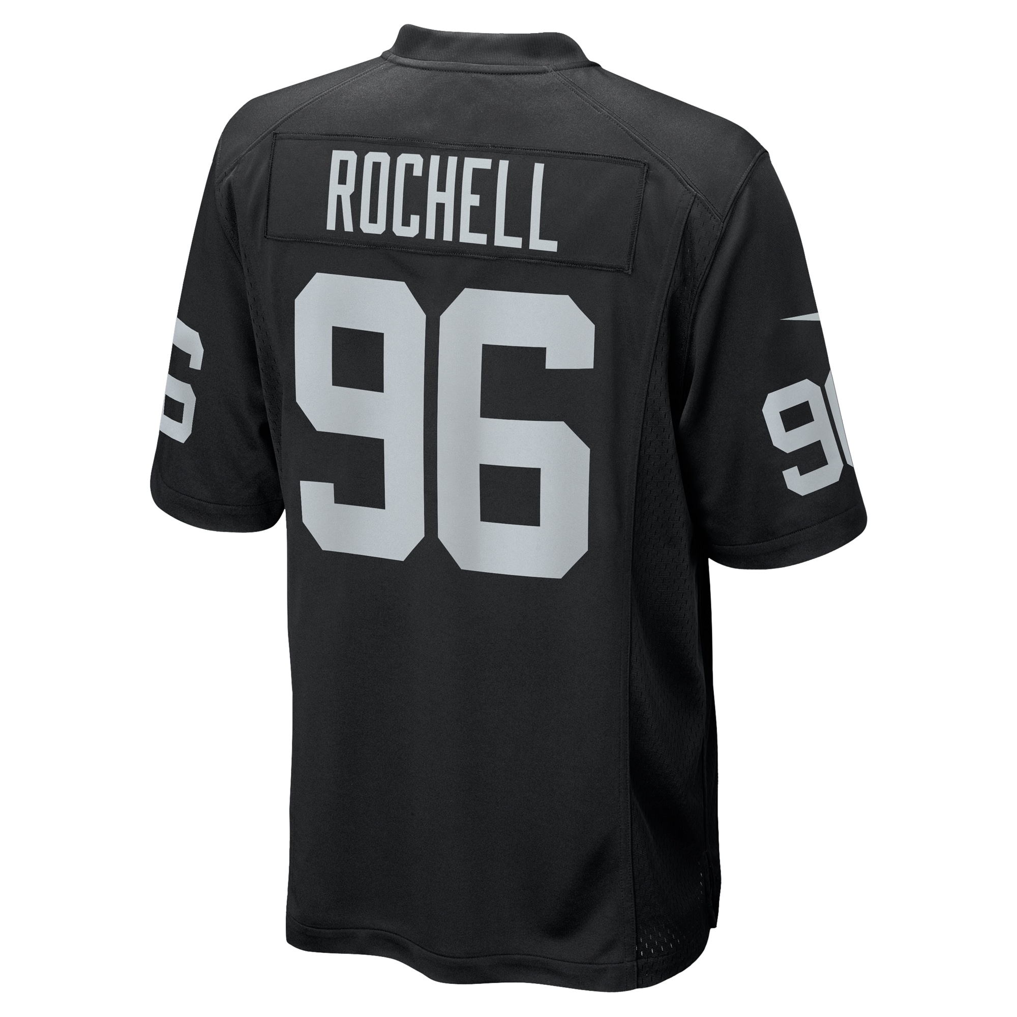 Men's Las Vegas Raiders Isaac Rochell Black Team Game Jersey JS1954 Saliibo - Image 3