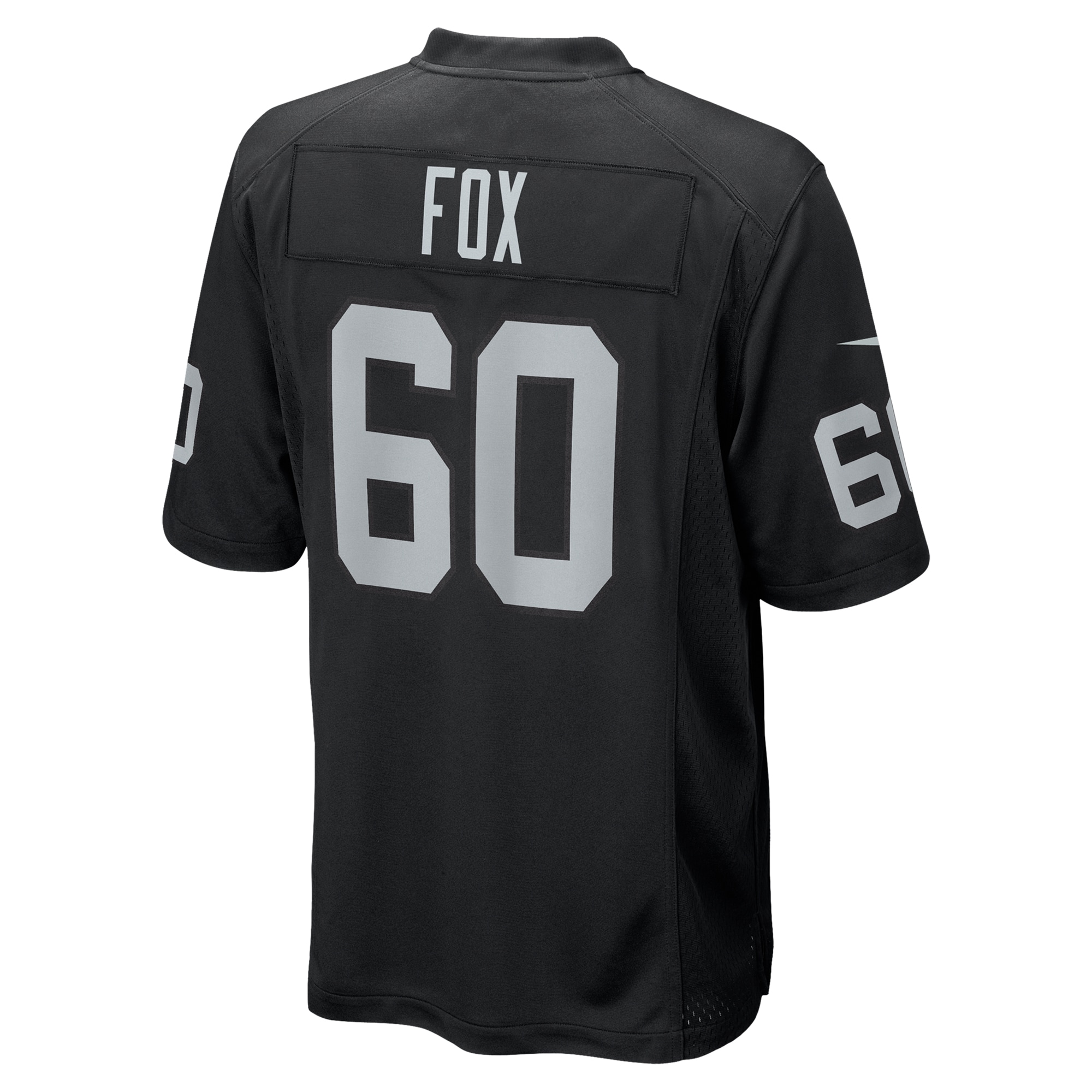 Men's Las Vegas Raiders Tomari Fox Black Team Game Jersey JS9686 Saliibo - Image 3