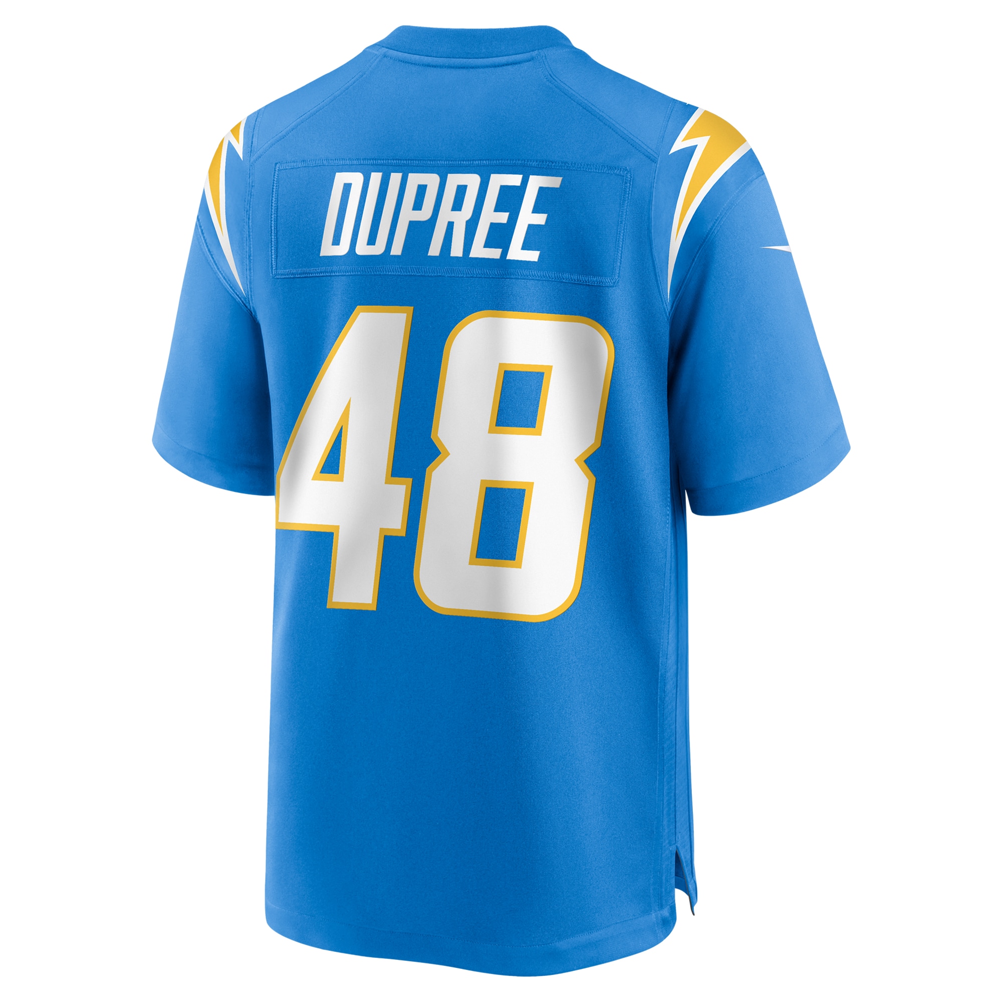Men's Los Angeles Chargers Bud Dupree Powder Blue Team Game Jersey JS5880 Saliibo - Image 3