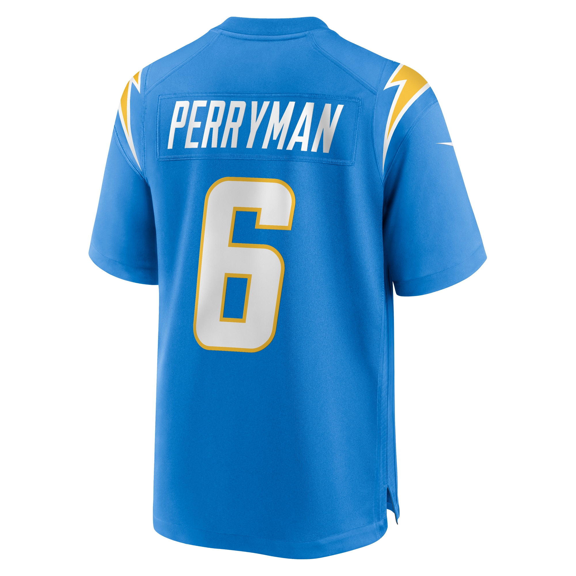 Men's Los Angeles Chargers Denzel Perryman Powder Blue Team Game Jersey JS5772 Saliibo - Image 3