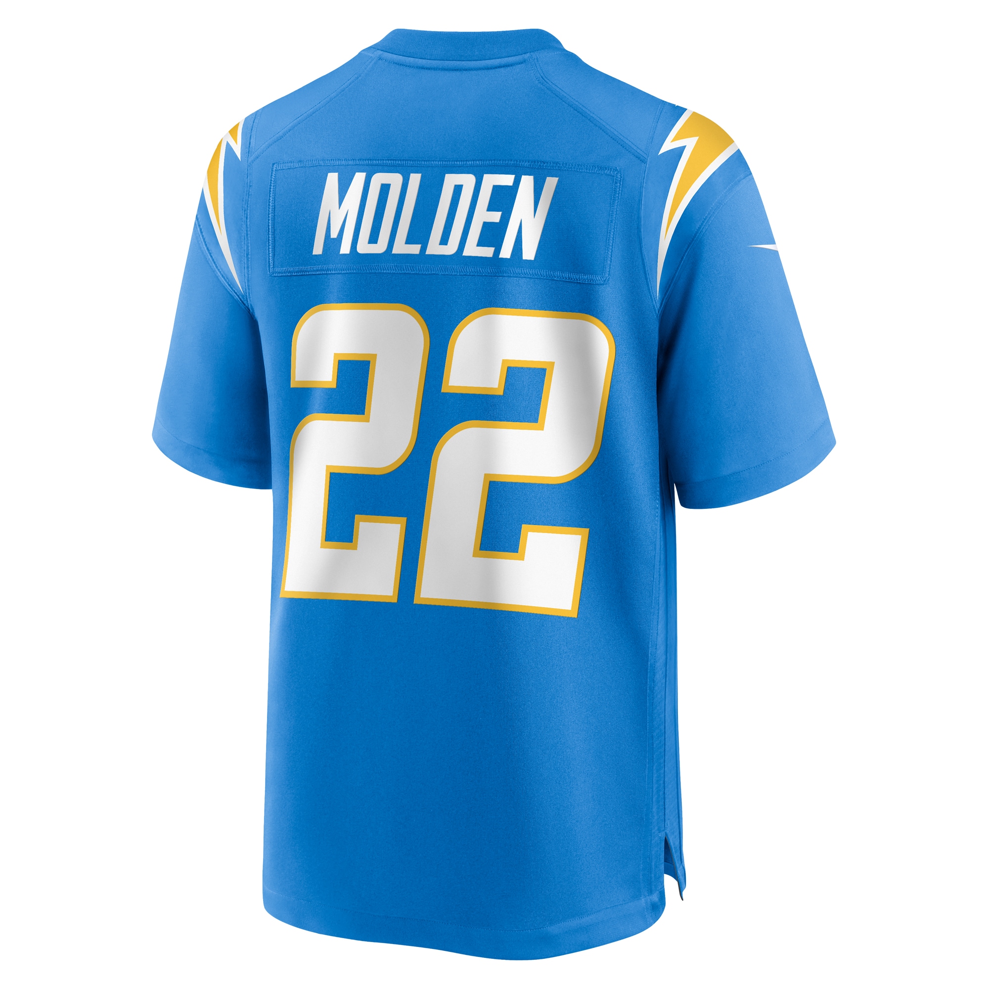 Men's Los Angeles Chargers Elijah Molden Powder Blue Team Game Jersey JS5730 Saliibo - Image 3