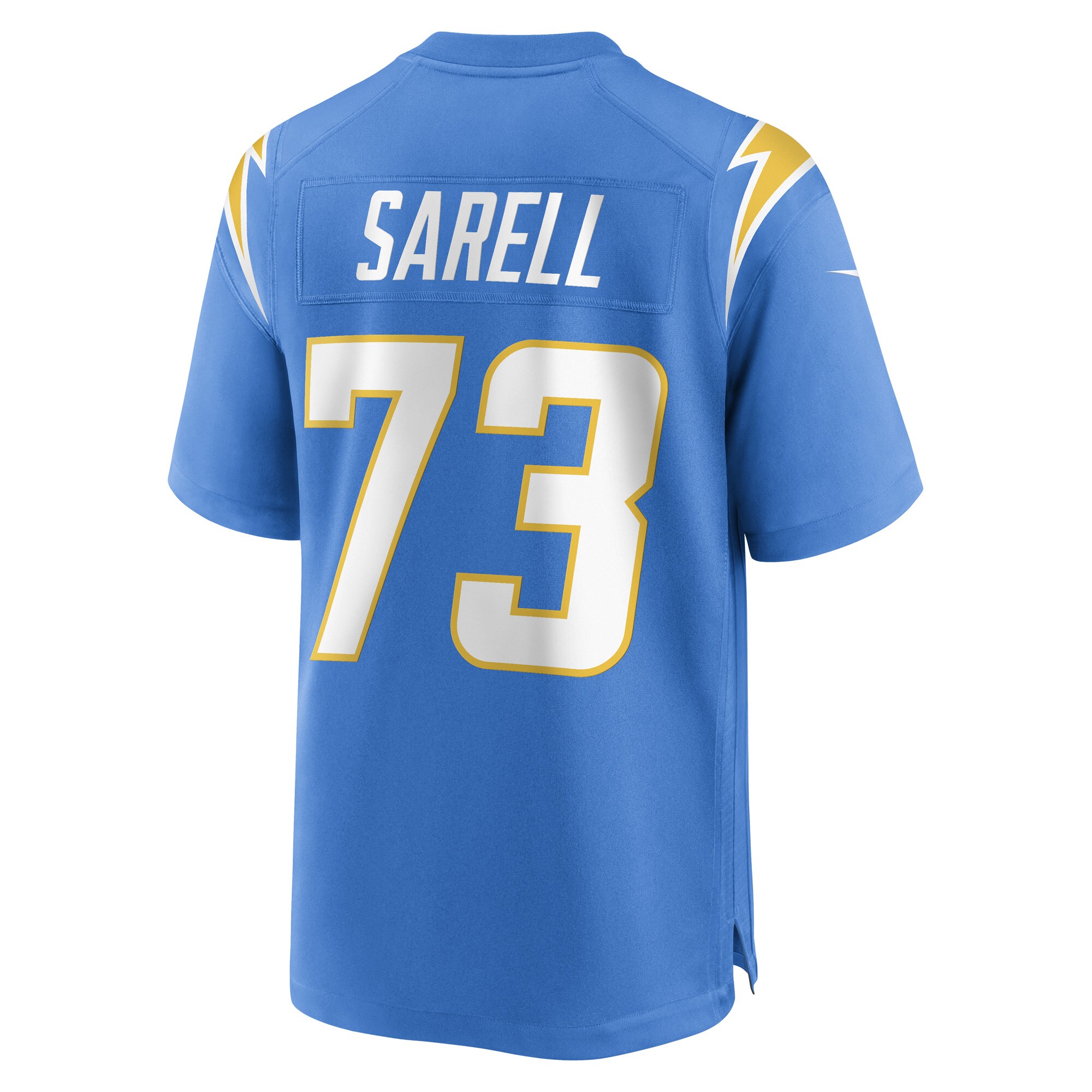 Men's Los Angeles Chargers Foster Sarell Powder Blue Game Player Jersey JS5299 Saliibo - Image 3