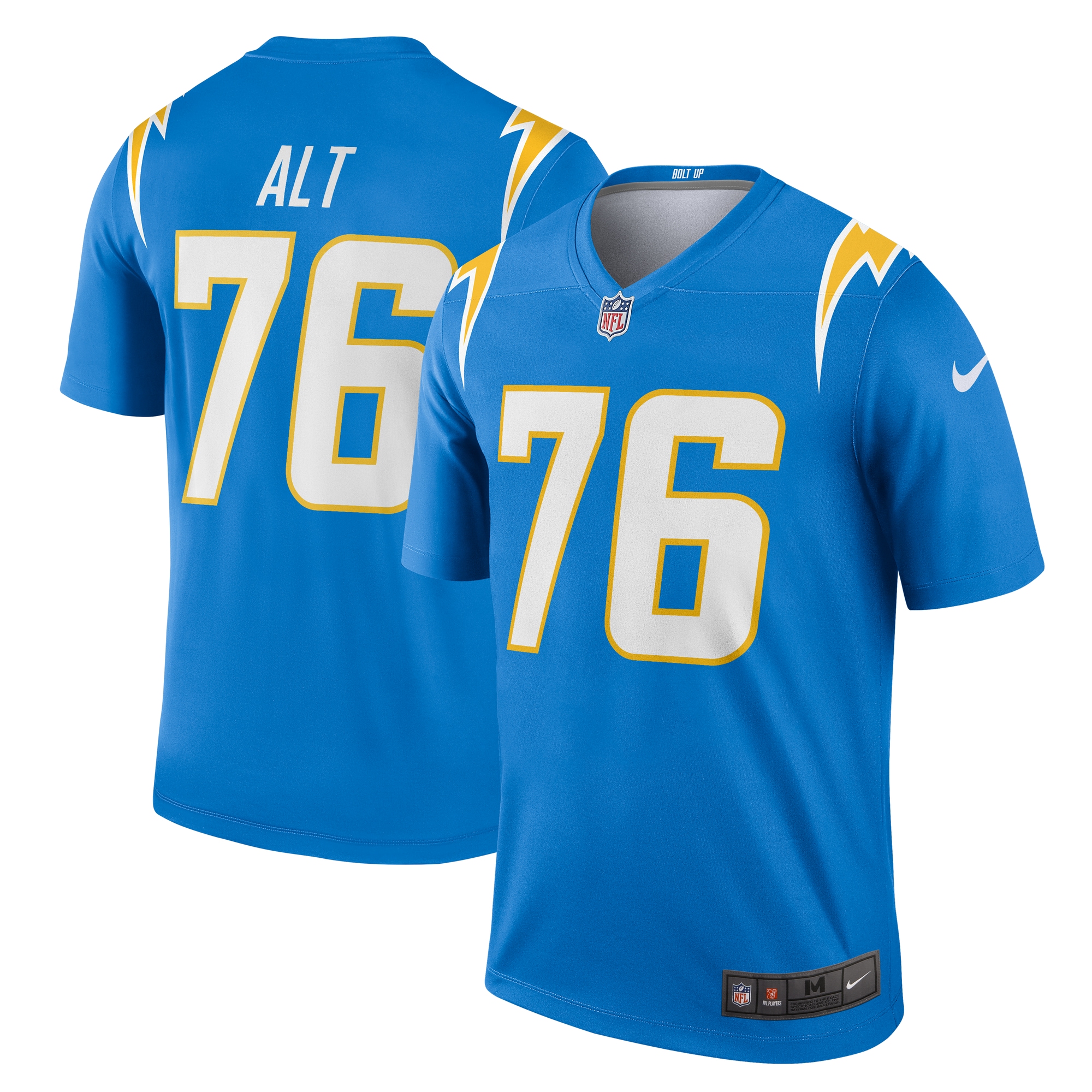 Men's Los Angeles Chargers Joe Alt Powder Blue Team Legend Player Performance Top JS1870 Saliibo