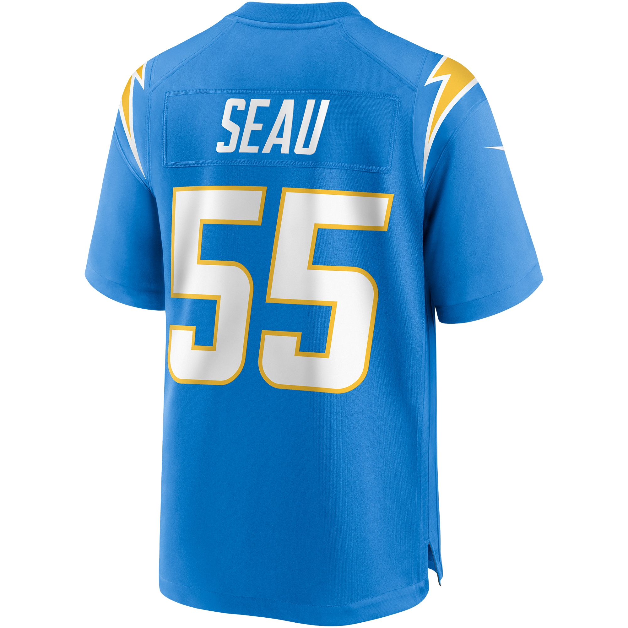 Men's Los Angeles Chargers Junior Seau Powder Blue Game Retired Player Jersey JS5413 Saliibo - Image 3