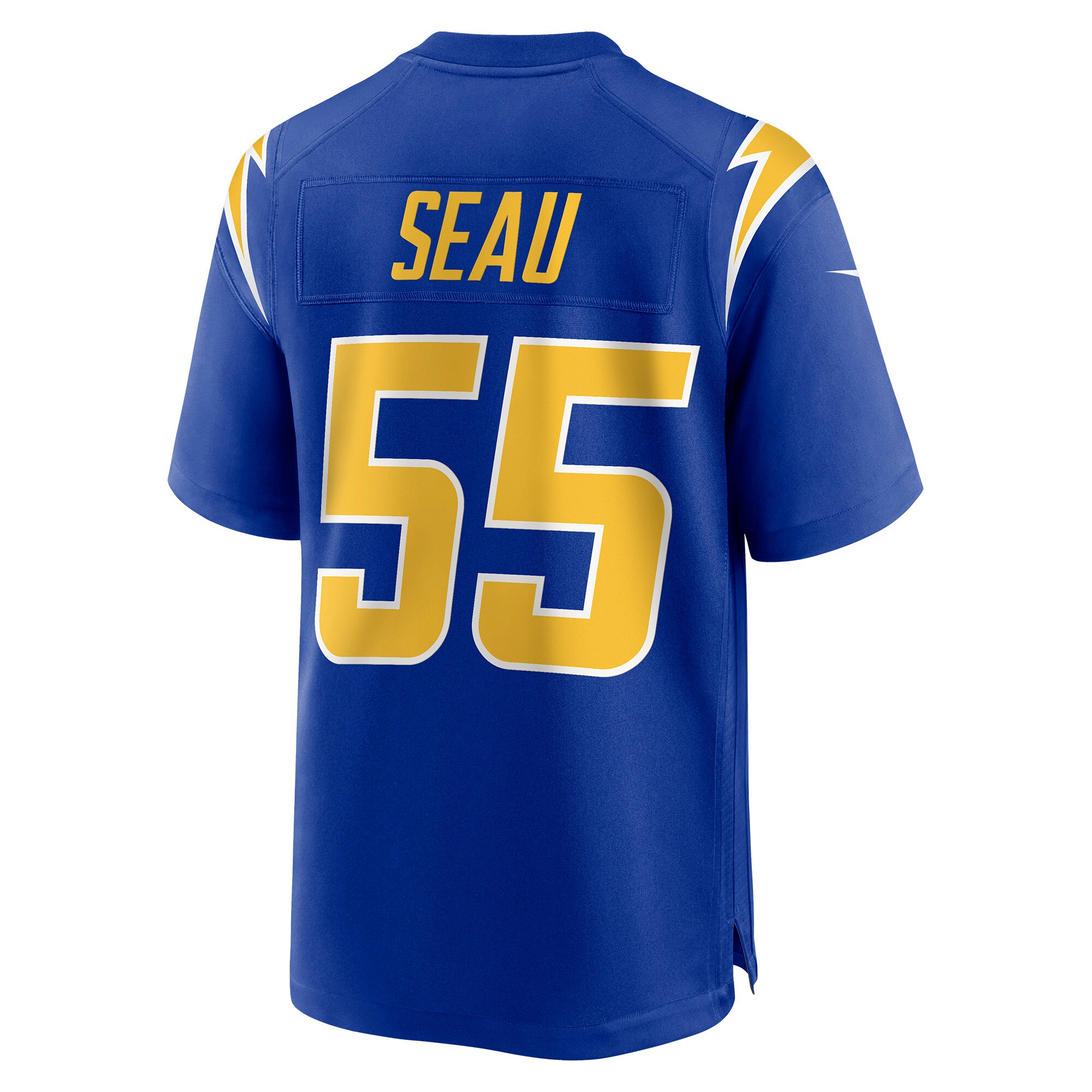 Men's Los Angeles Chargers Junior Seau Royal Retired Player Alternate Game Jersey JS8366 Saliibo - Image 3