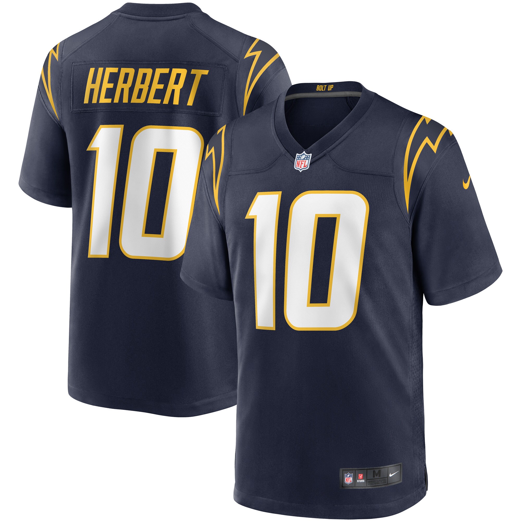 Men's Los Angeles Chargers Justin Herbert Navy Game Jersey JS5335 Saliibo