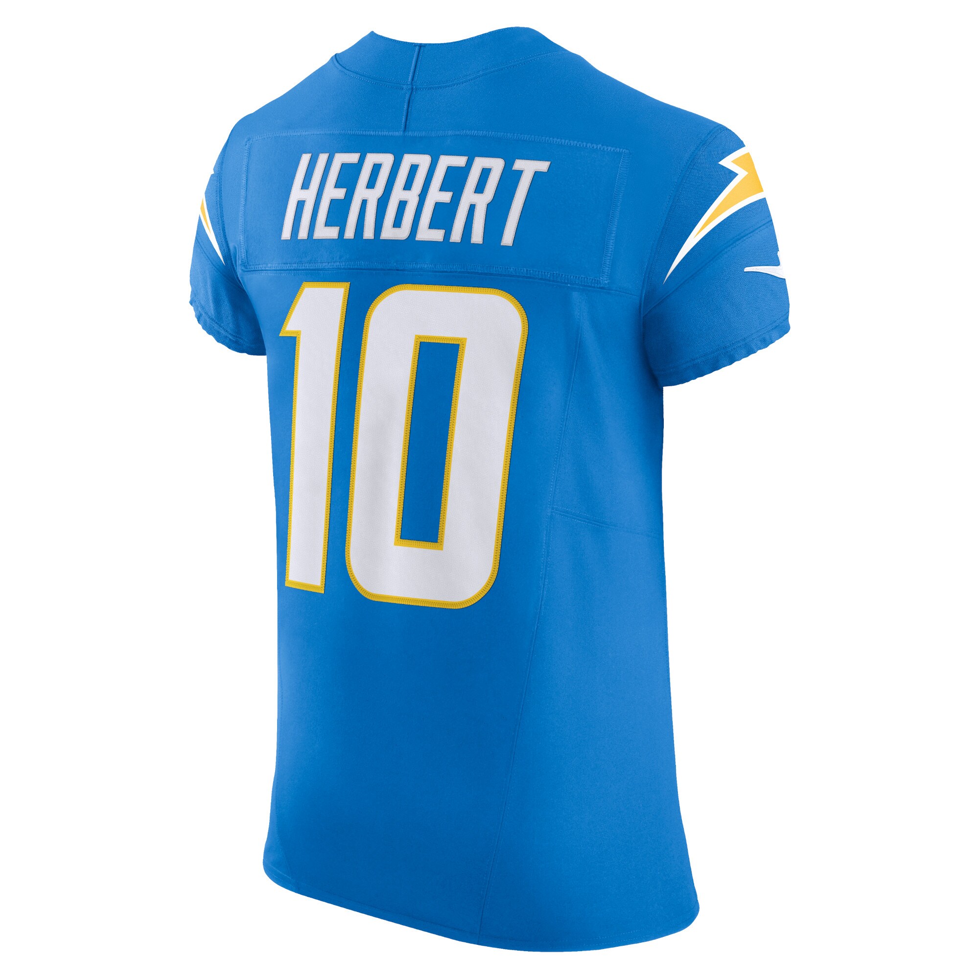 Men's Los Angeles Chargers Justin Herbert Powder Blue Vapor F.U.S.E. Elite Jersey JS2176 Saliibo - Image 3