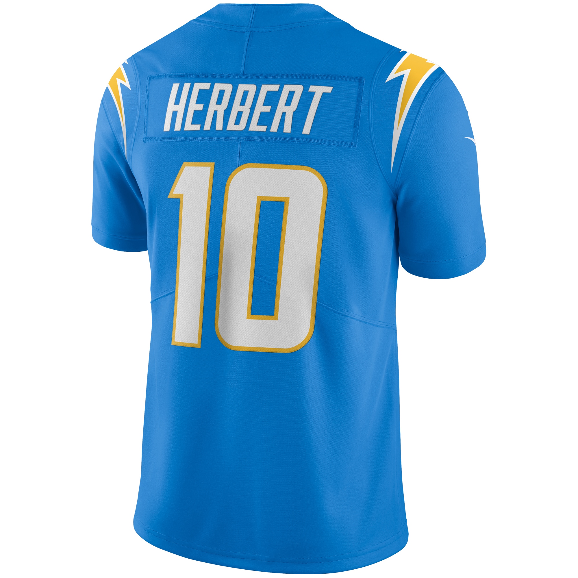 Men's Los Angeles Chargers Justin Herbert Powder Blue Vapor Limited Jersey JS3602 Saliibo - Image 3