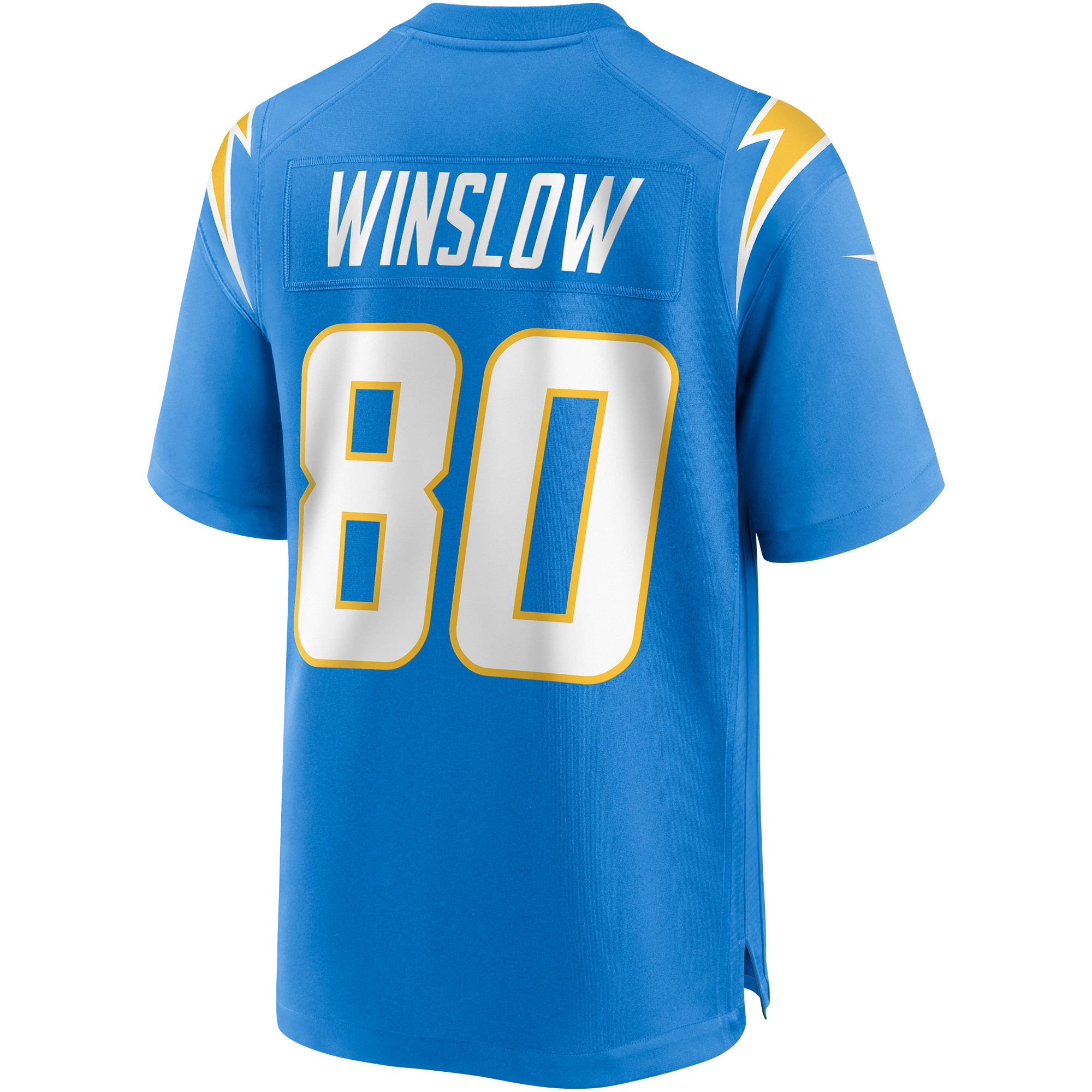 Men's Los Angeles Chargers Kellen Winslow Powder Blue Game Retired Player Jersey JS3576 Saliibo - Image 3