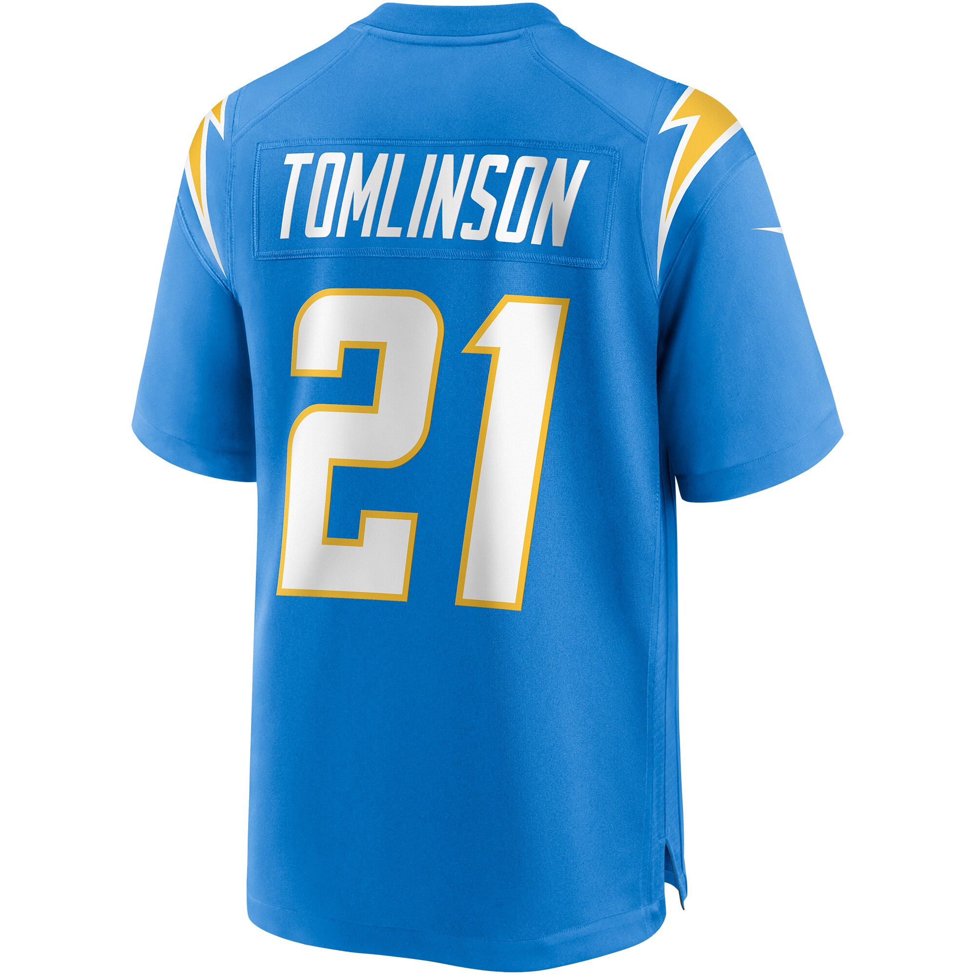 Men's Los Angeles Chargers LaDainian Tomlinson Powder Blue Game Retired Player Jersey JS5096 Saliibo - Image 3