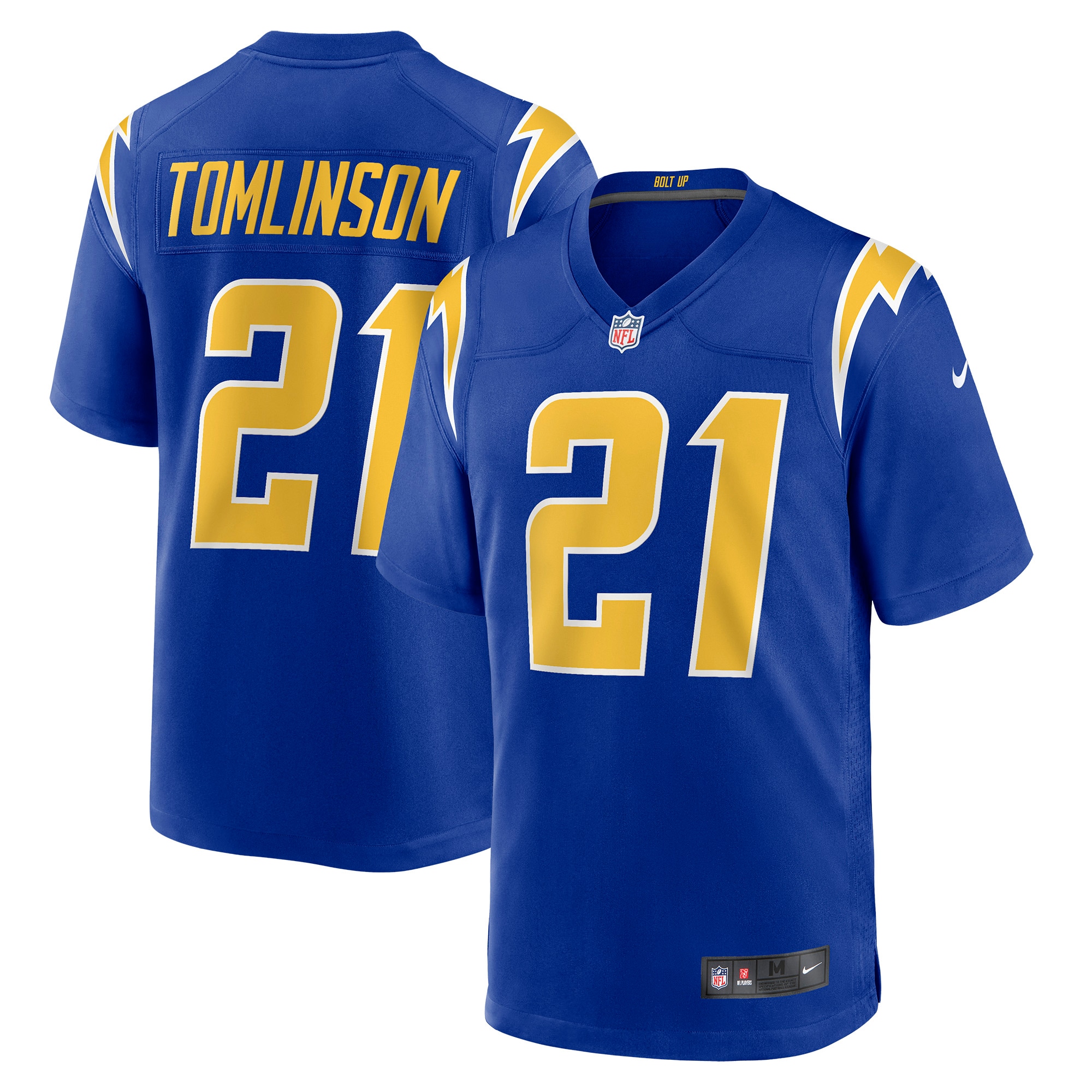 Men's Los Angeles Chargers LaDainian Tomlinson Royal Retired Player Alternate Game Jersey JS9377 Saliibo