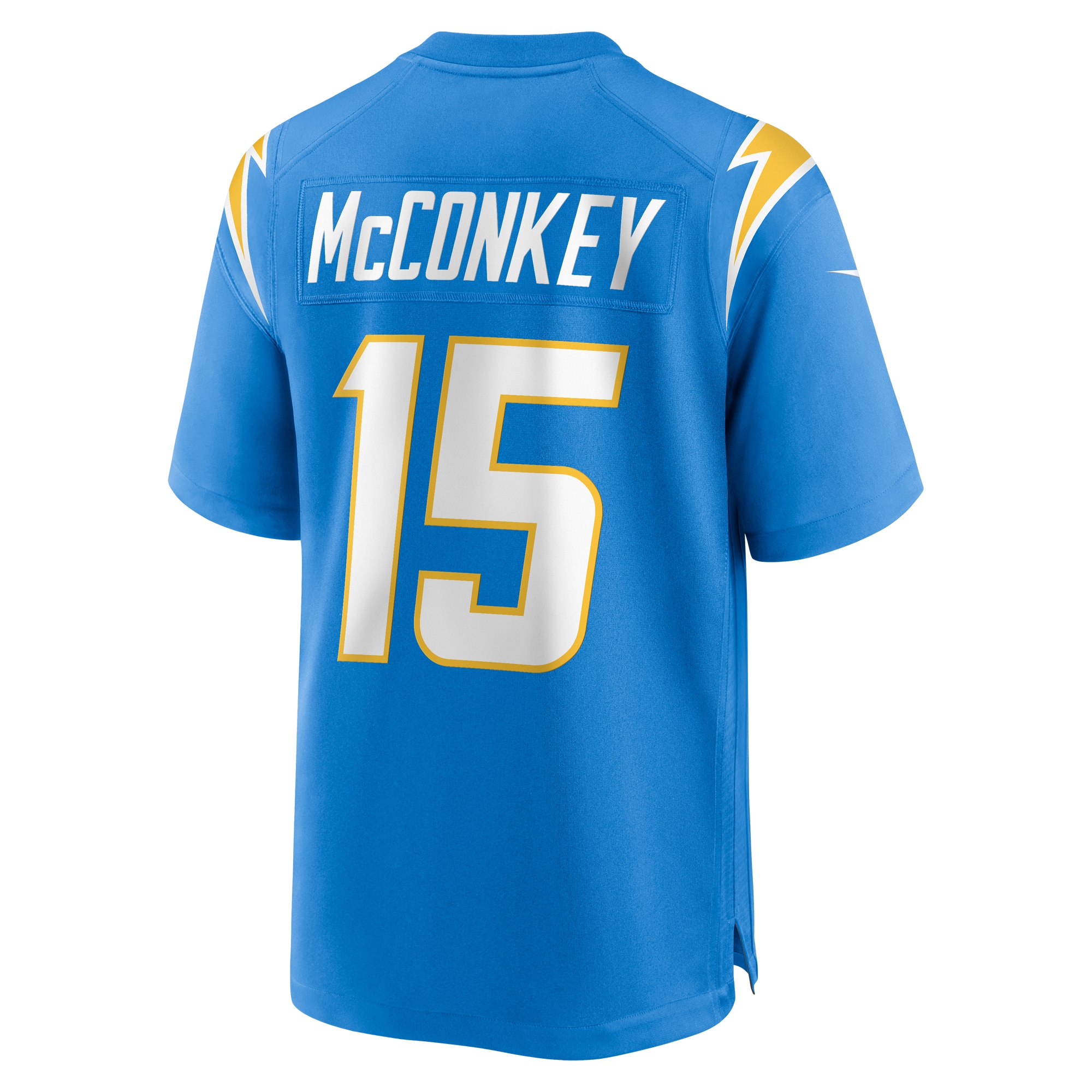 Men's Los Angeles Chargers Ladd McConkey Powder Blue Player Game Jersey JS9107 Saliibo - Image 3