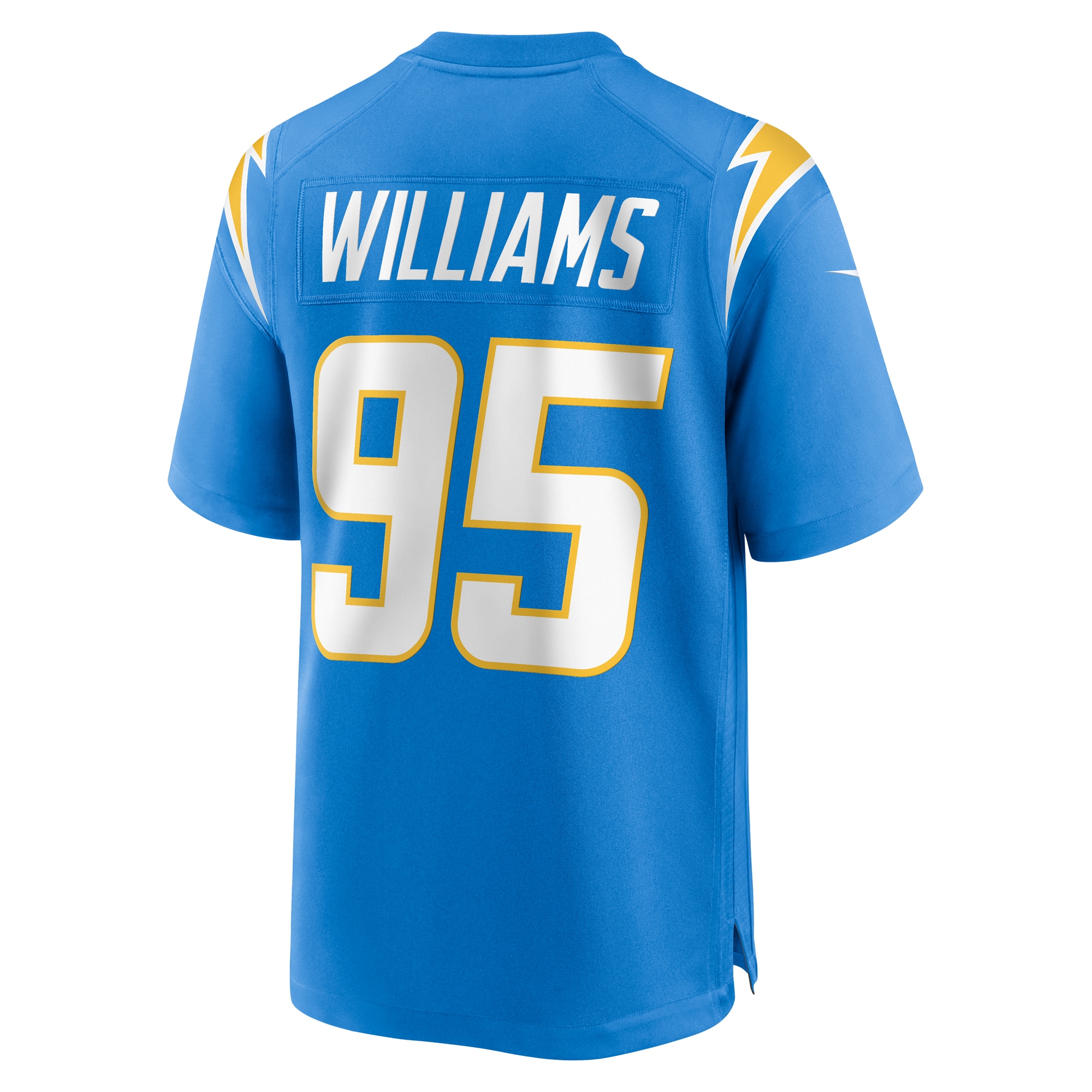 Men's Los Angeles Chargers Nicholas Williams Powder Blue Team Game Jersey JS8763 Saliibo - Image 3
