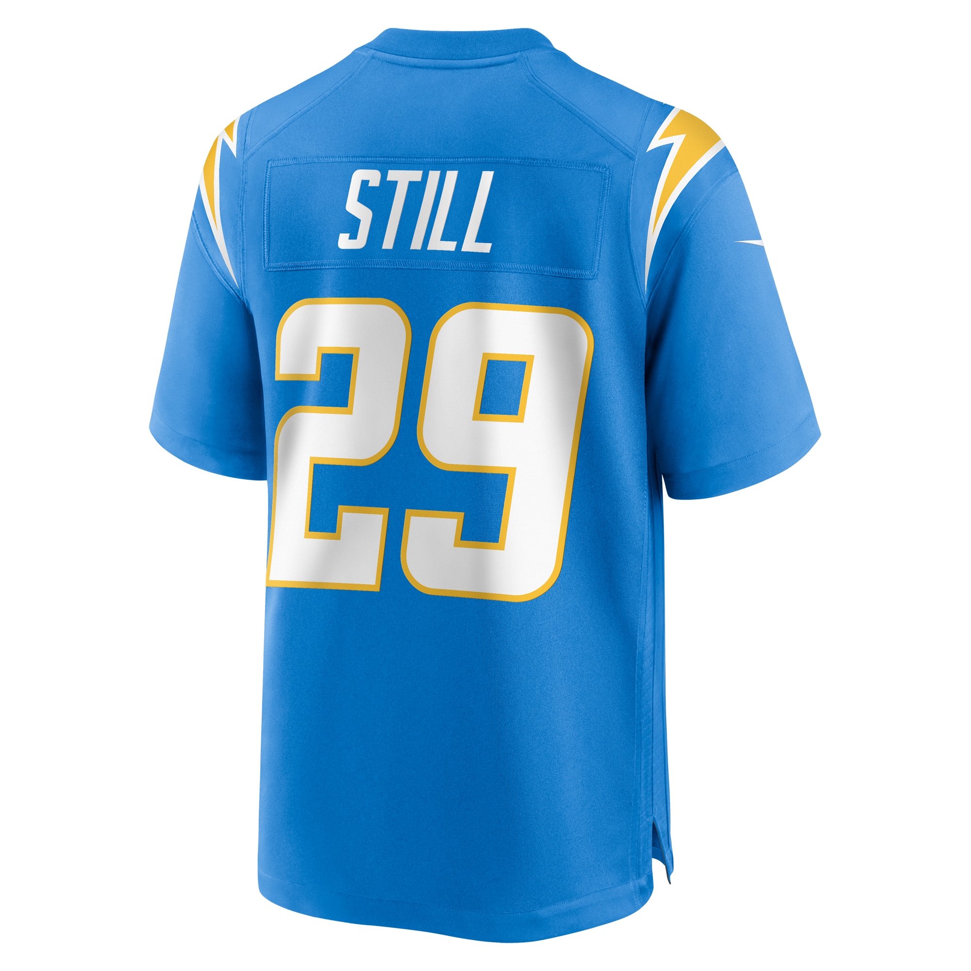 Men's Los Angeles Chargers Tarheeb Still Powder Blue Team Game Jersey JS2184 Saliibo - Image 3