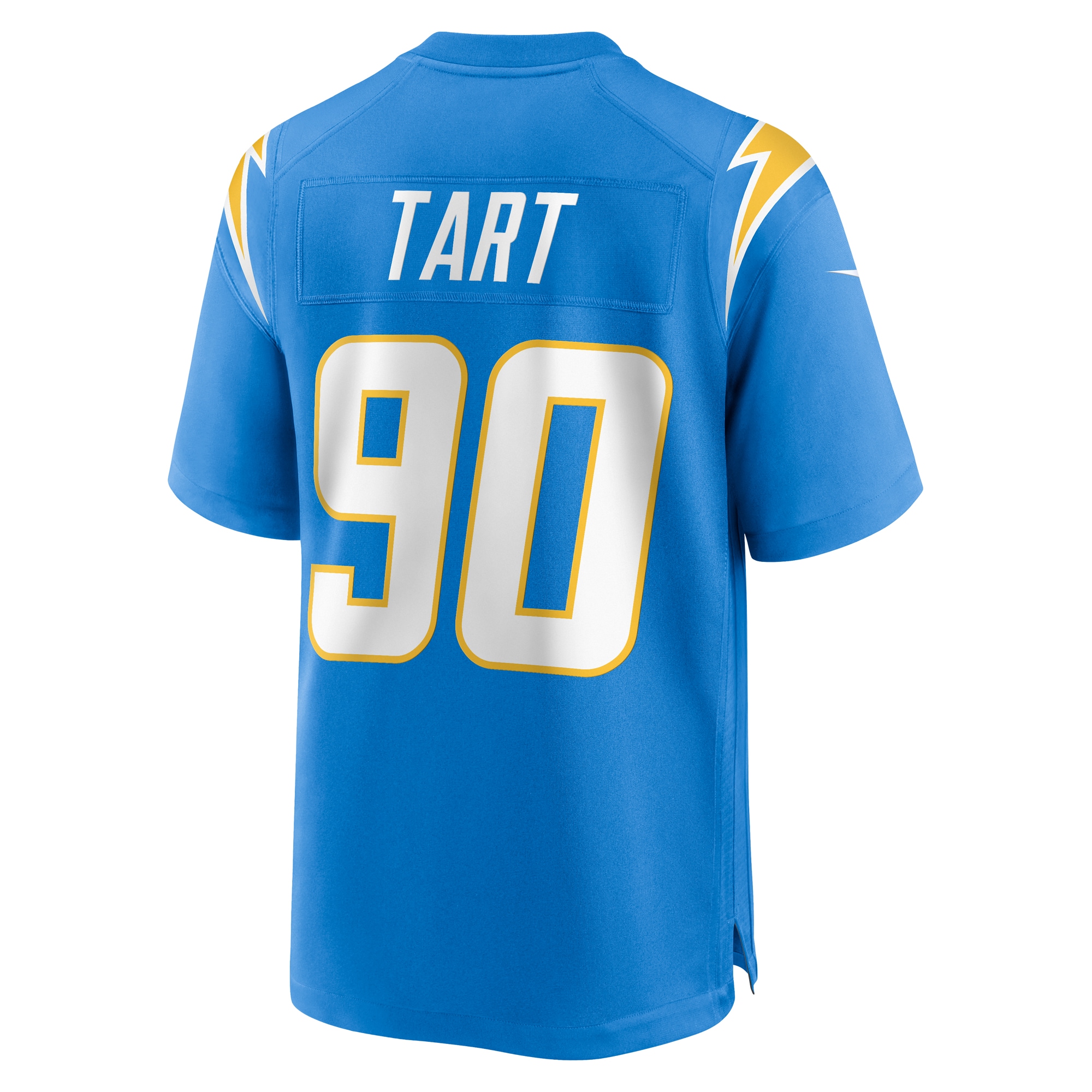 Men's Los Angeles Chargers Teair Tart Powder Blue Team Game Jersey JS3692 Saliibo - Image 3