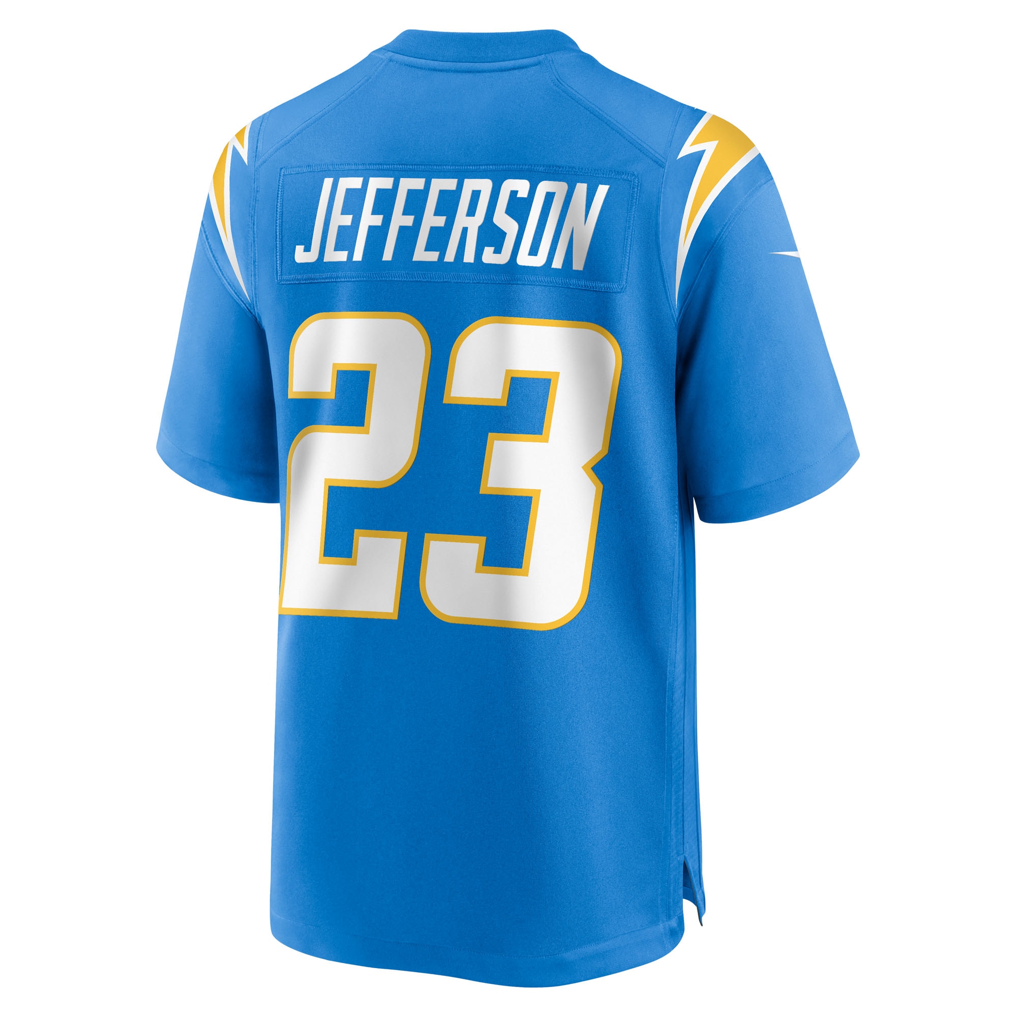 Men's Los Angeles Chargers Tony Jefferson Powder Blue Team Game Jersey JS7117 Saliibo - Image 3